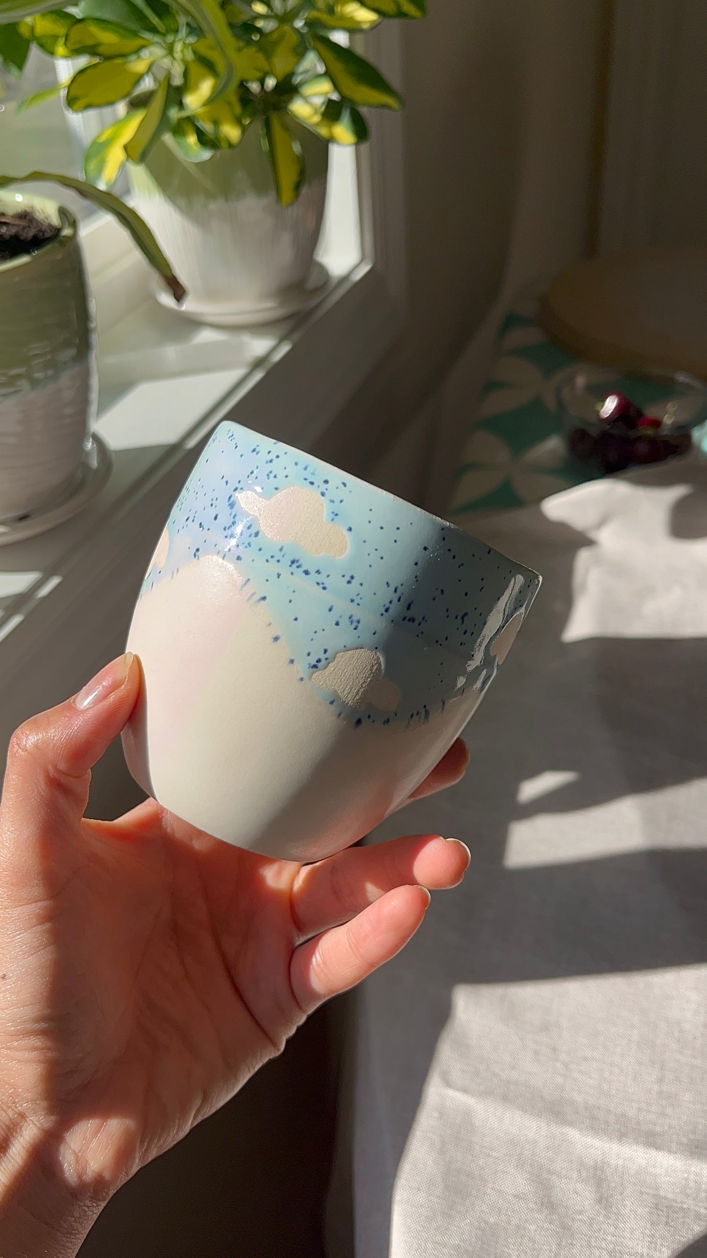Speckled Clouds Tumbler