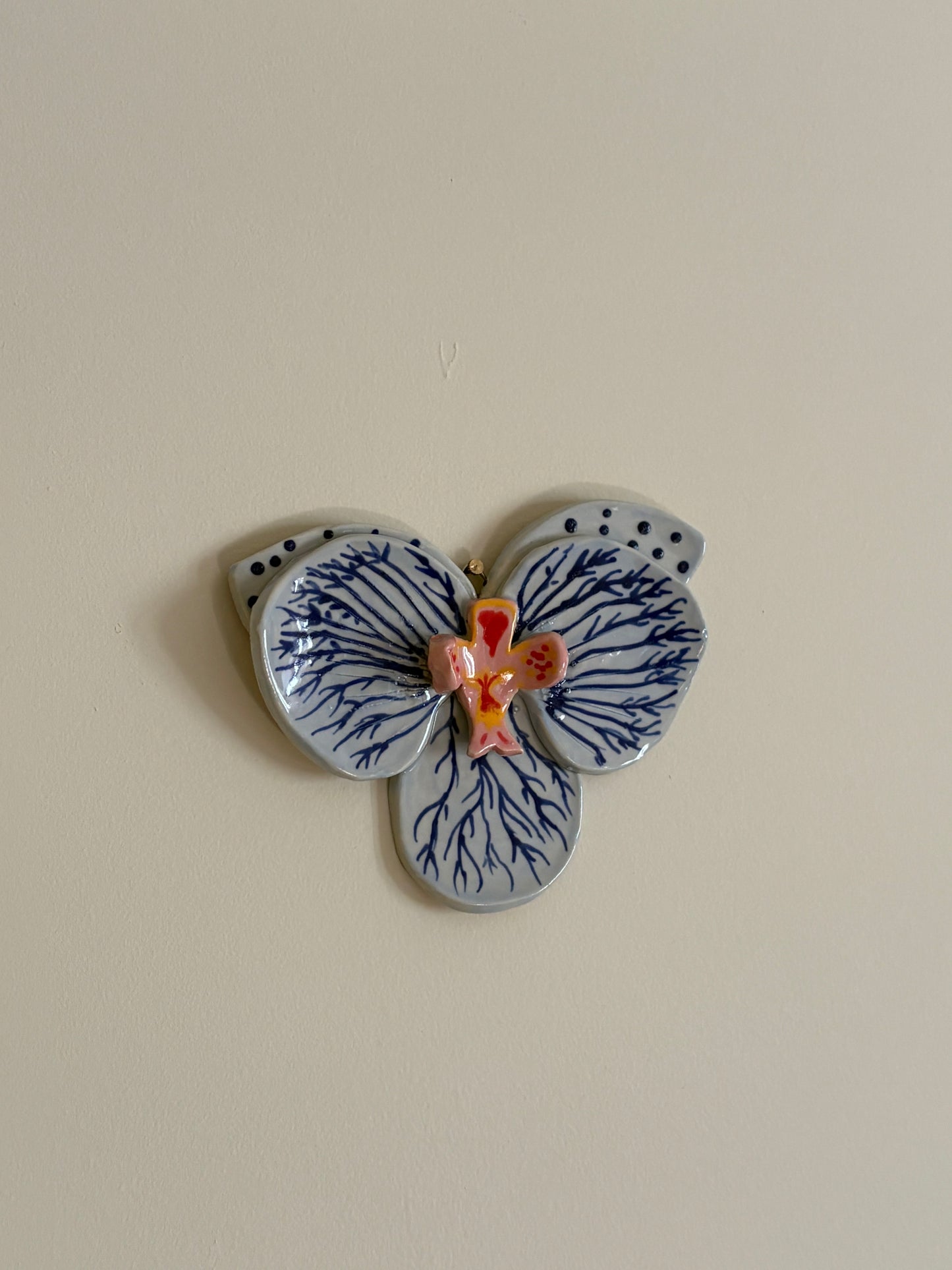 Wall Orchid Sculpture