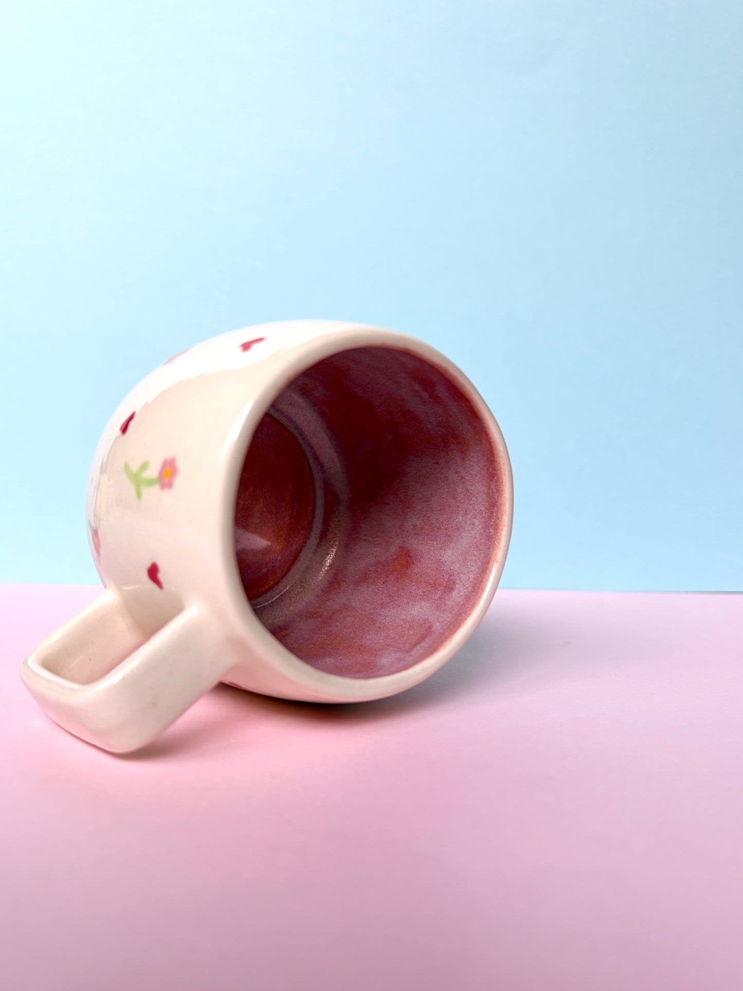 Dainty floral espresso cup