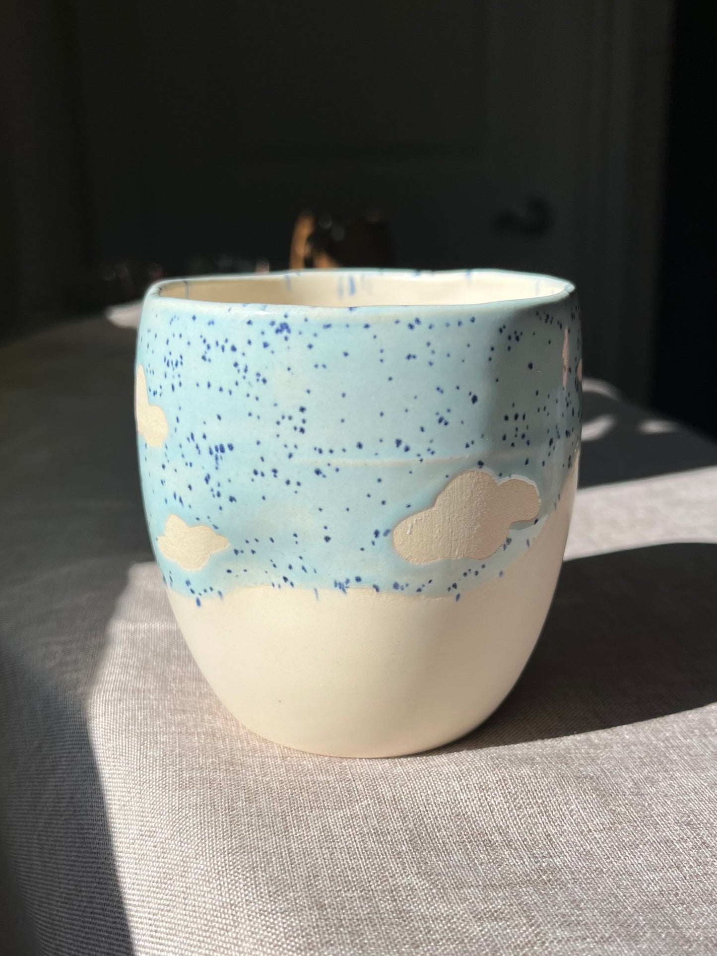 Speckled Clouds Tumbler