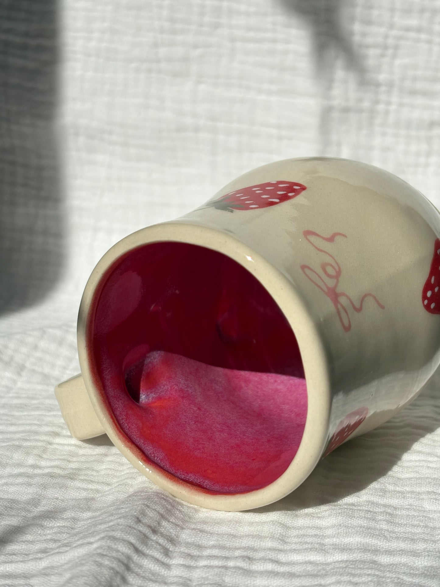 Strawberry & Bows Mug