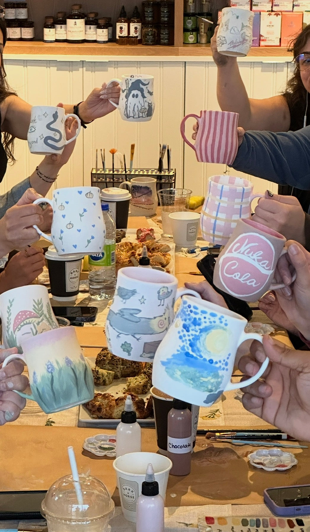 Paint & Coffee Night at Cambridge Dark Horse Espresso Bar