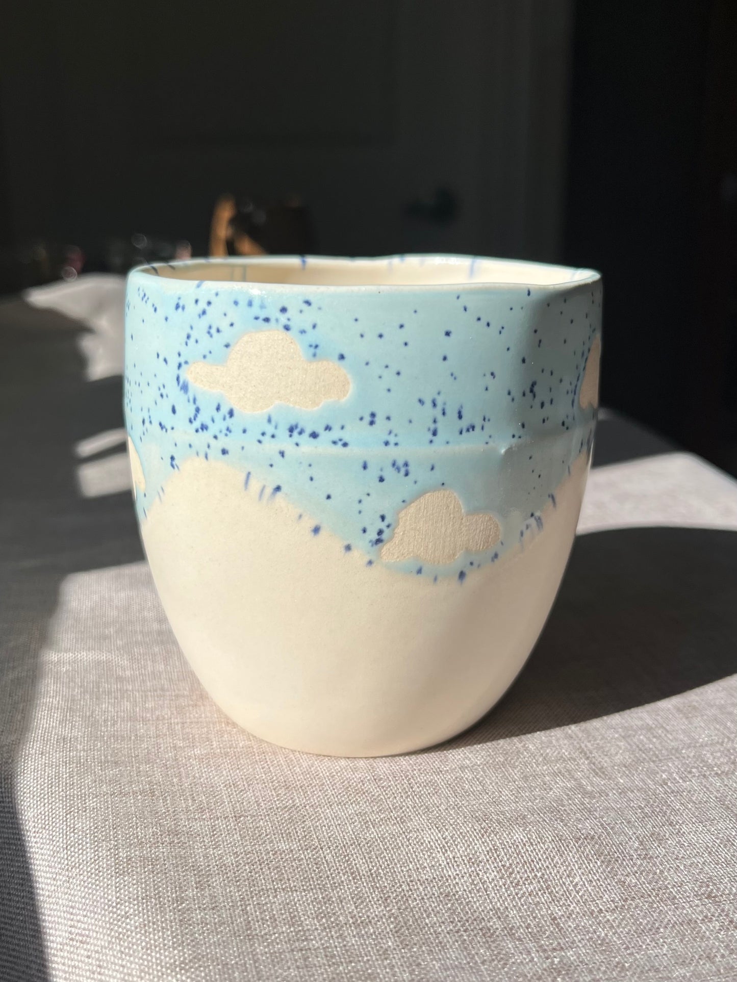 Speckled Clouds Tumbler