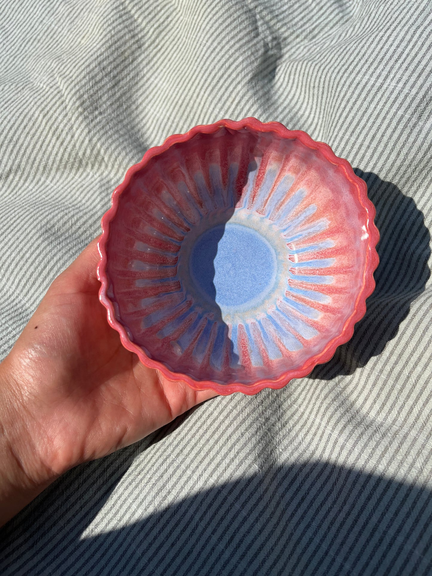 Pink and Blue Bowl