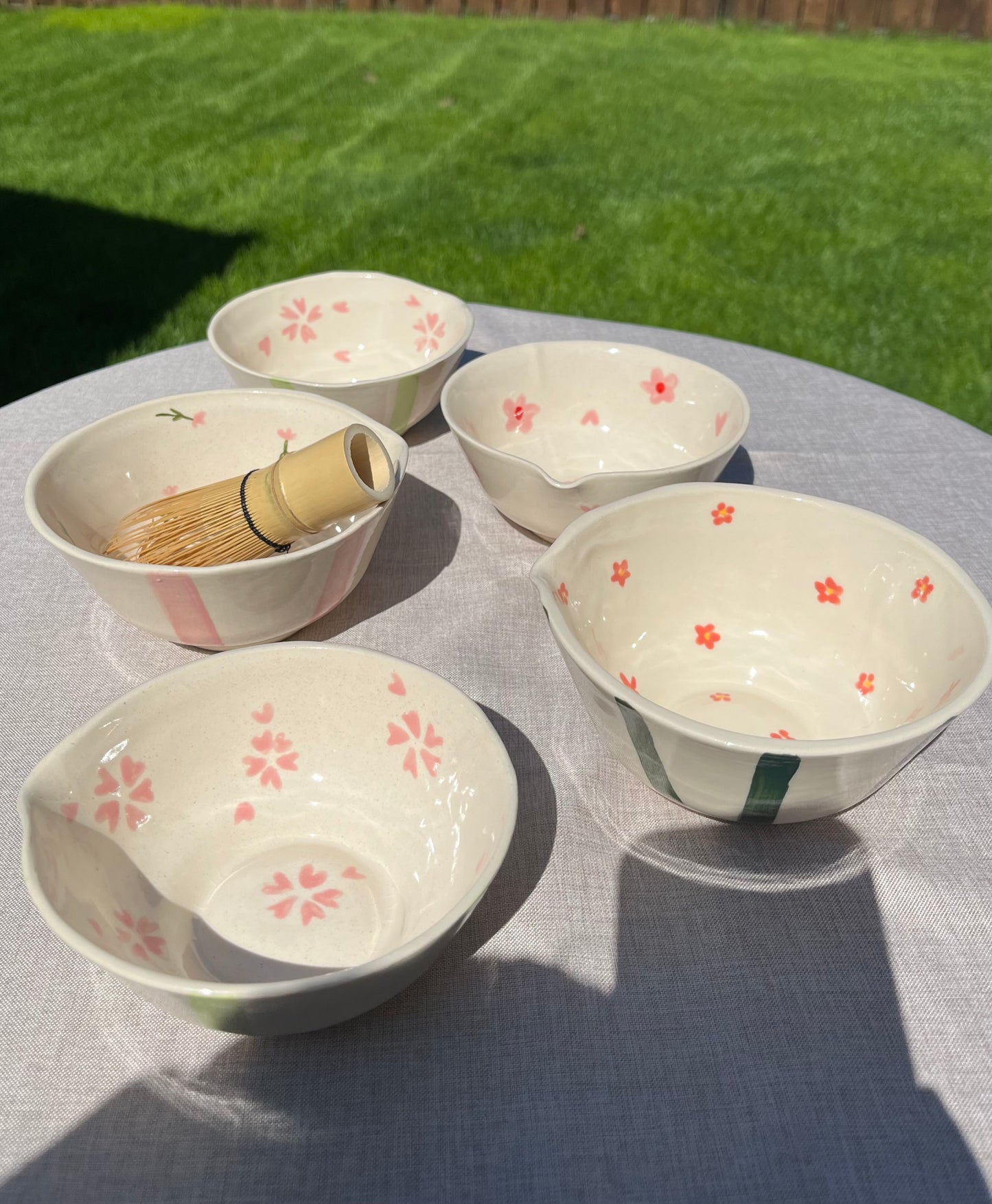 Sakura Flowers Matcha Bowl