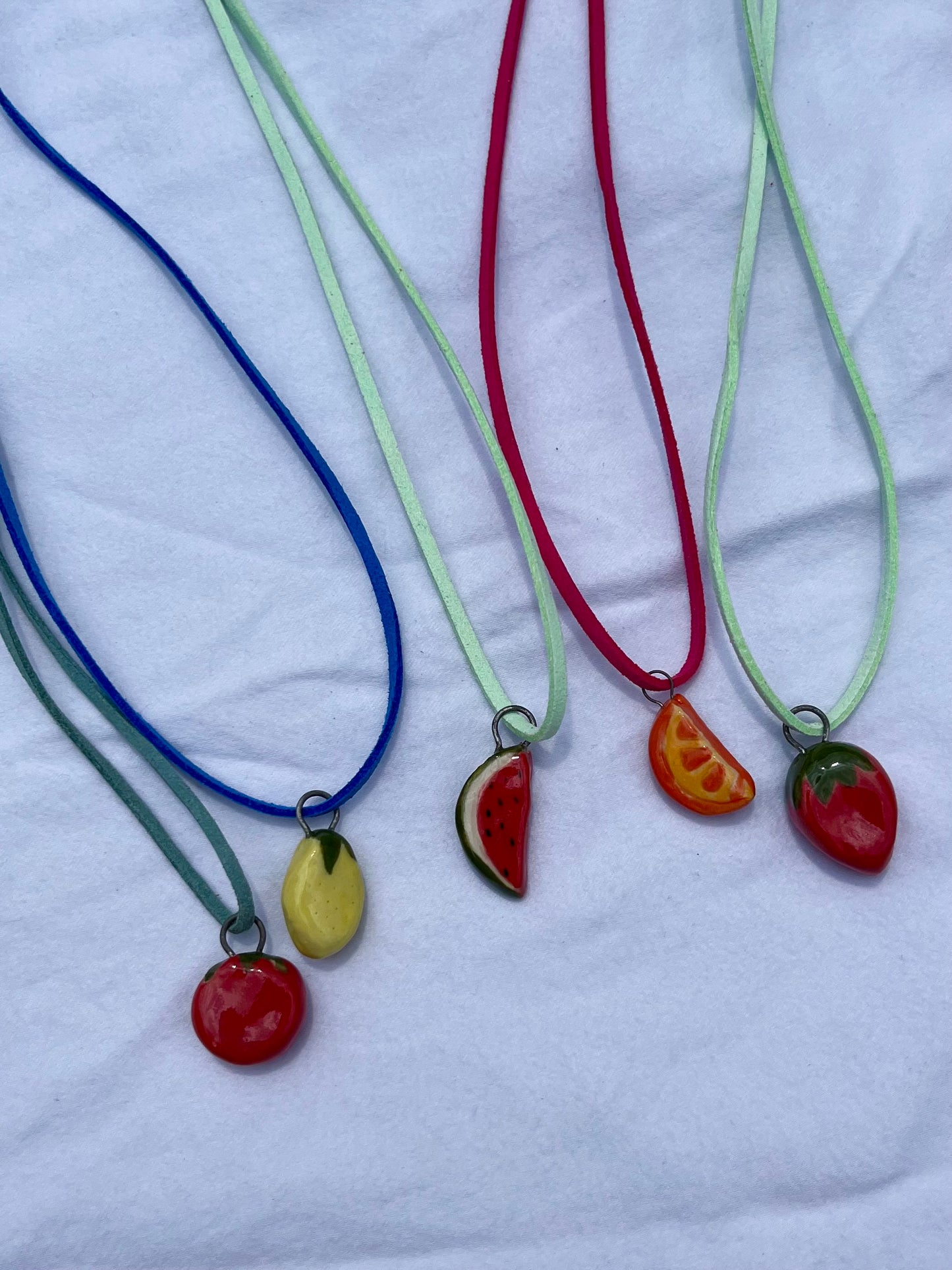 Strawberry necklace