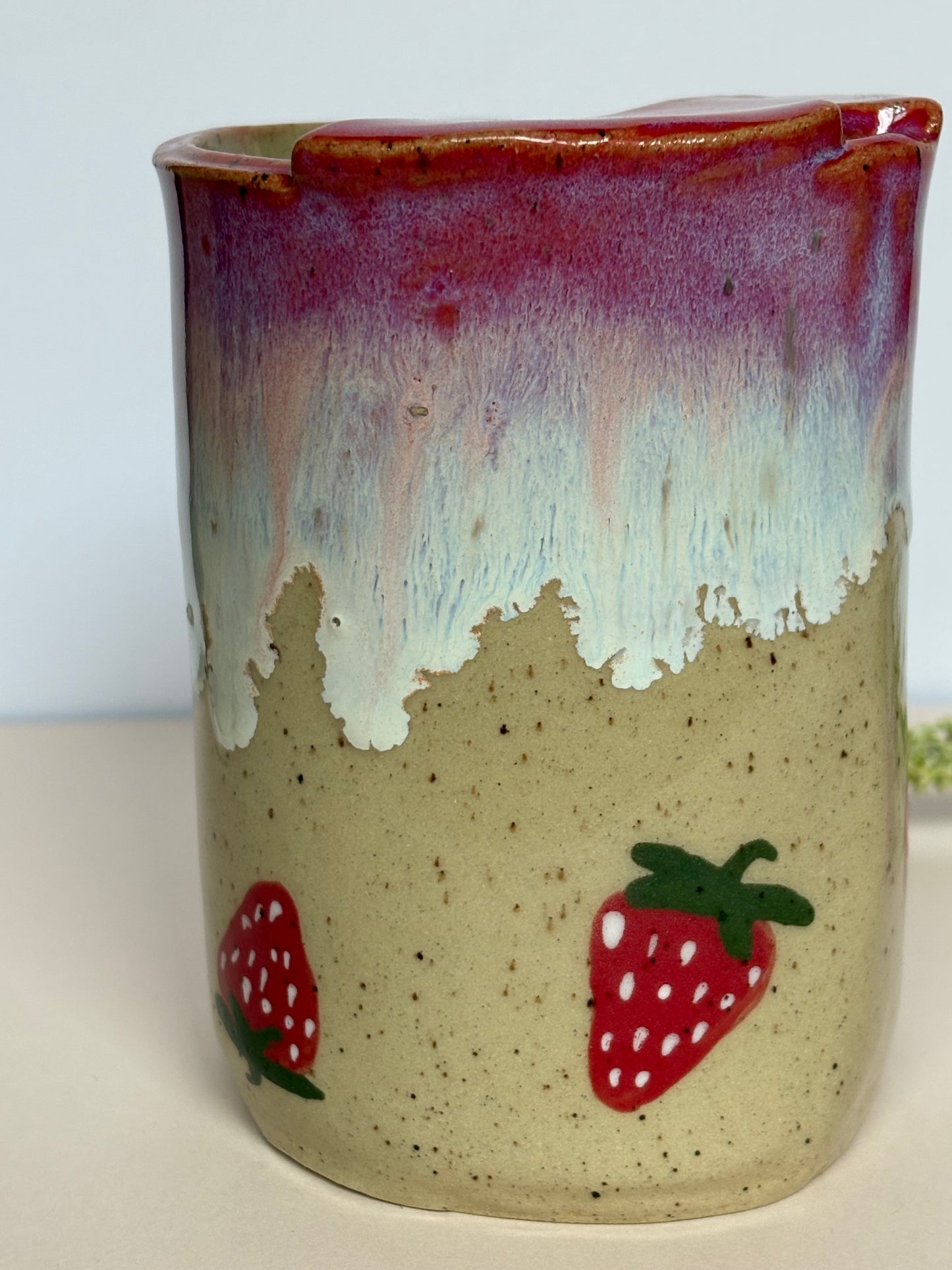 Strawberry Milkshake To-Go Cup