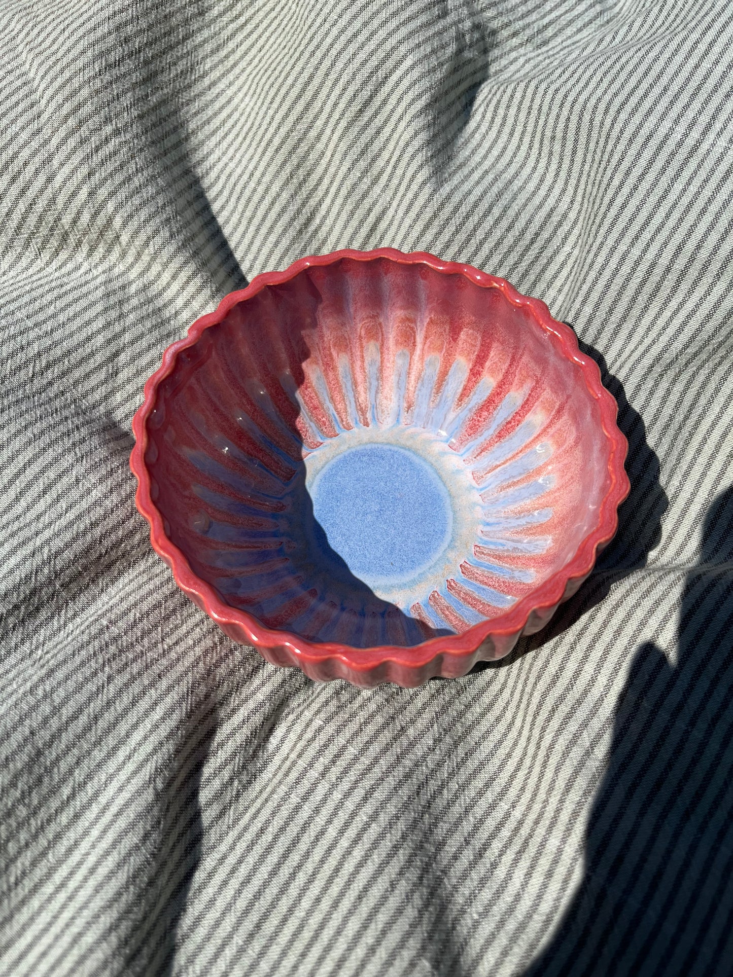 Pink and Blue Bowl