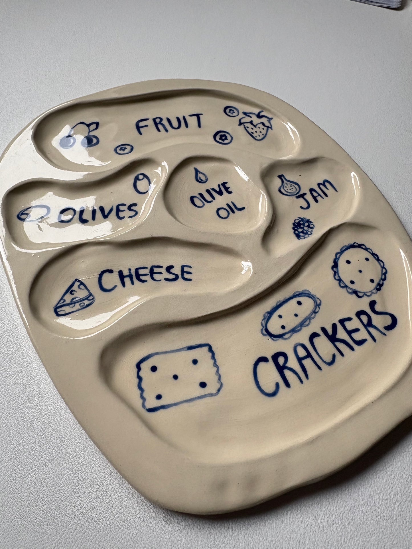 Ceramic Charcuterie Board