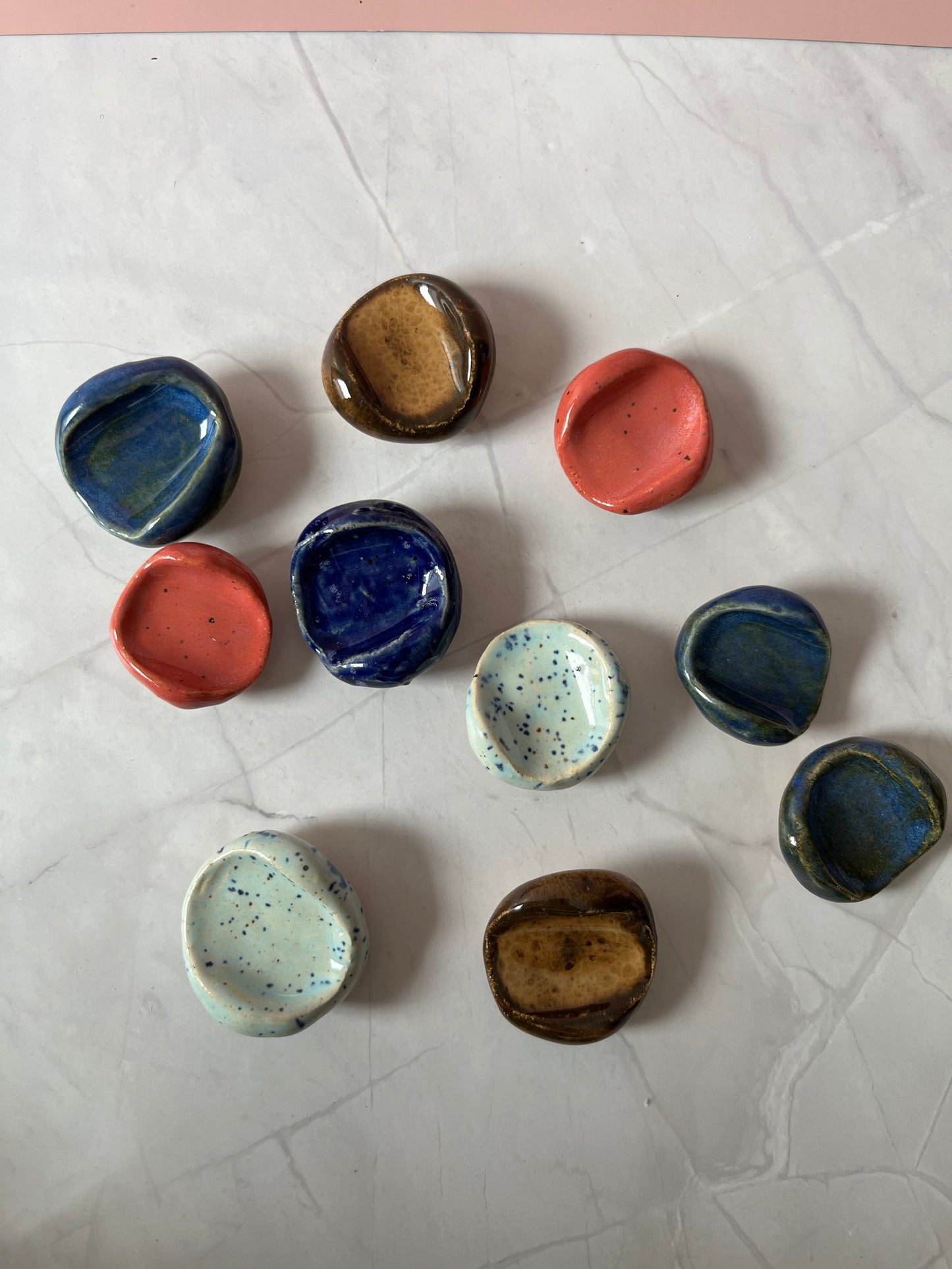 Handmade Ceramic Worry Stones