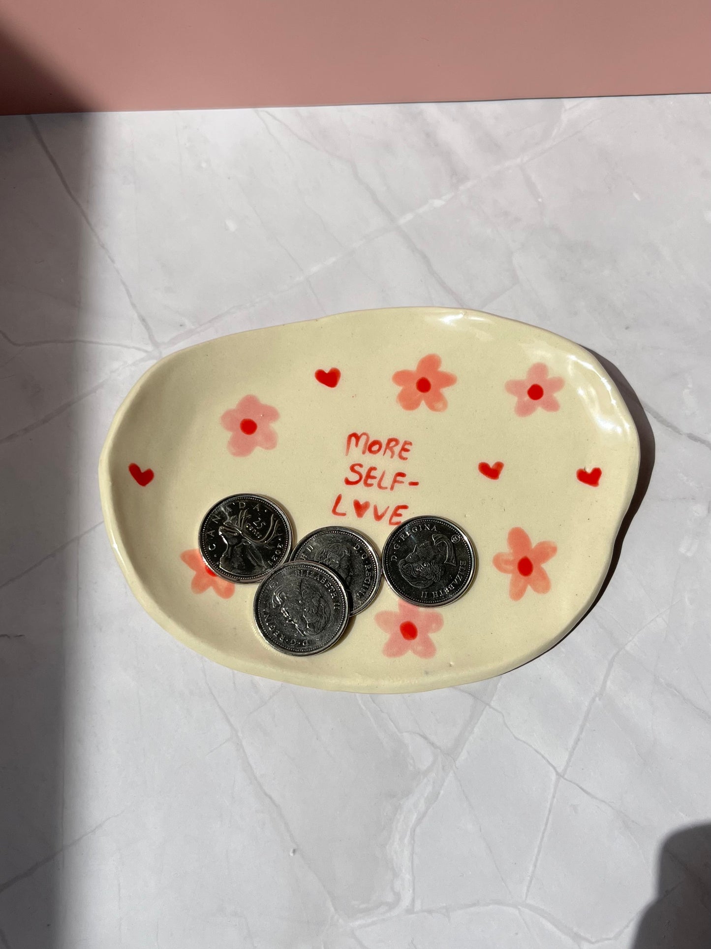 More Self Love Ceramic Trinket Dish