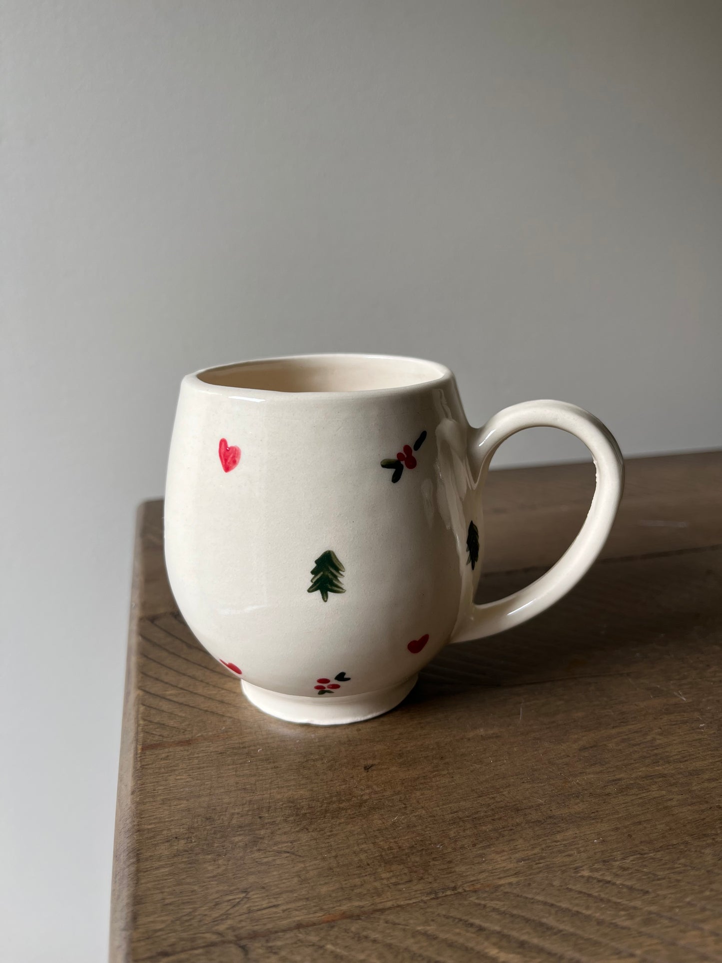 Dainty Trees & Hearts Mug