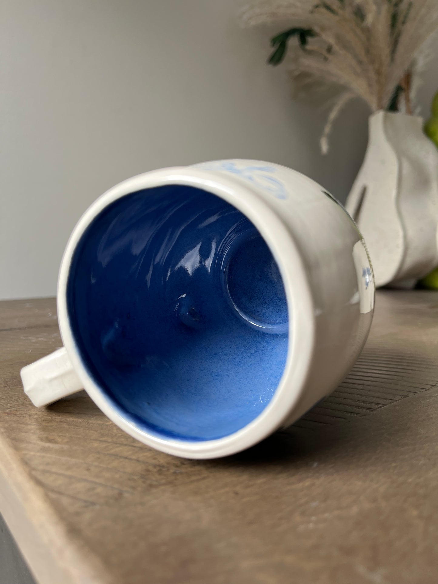 Blueberries & Ribbons Mug