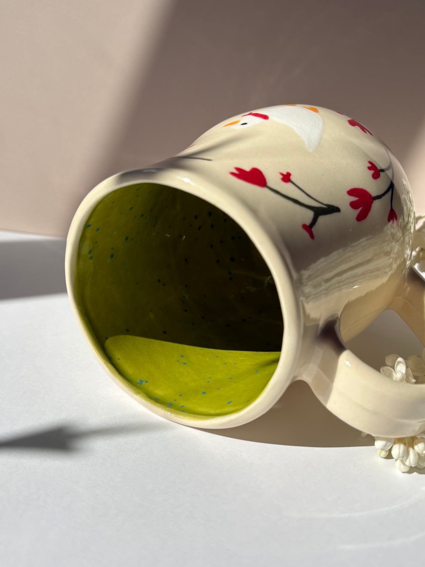 Duck & Flowers Mug