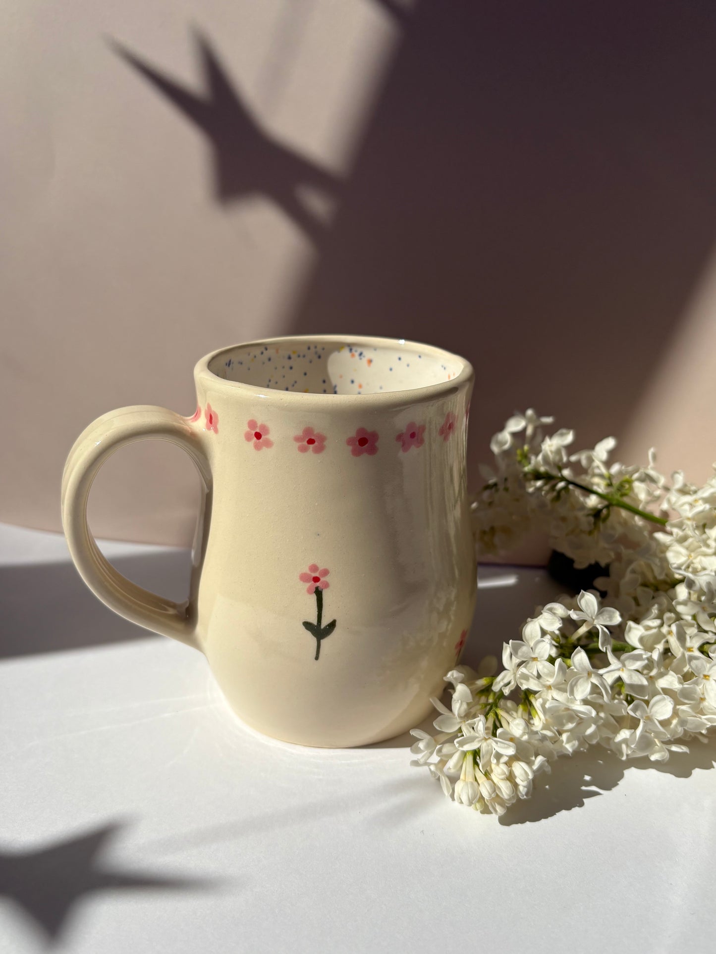 Pink Blooms Mug
