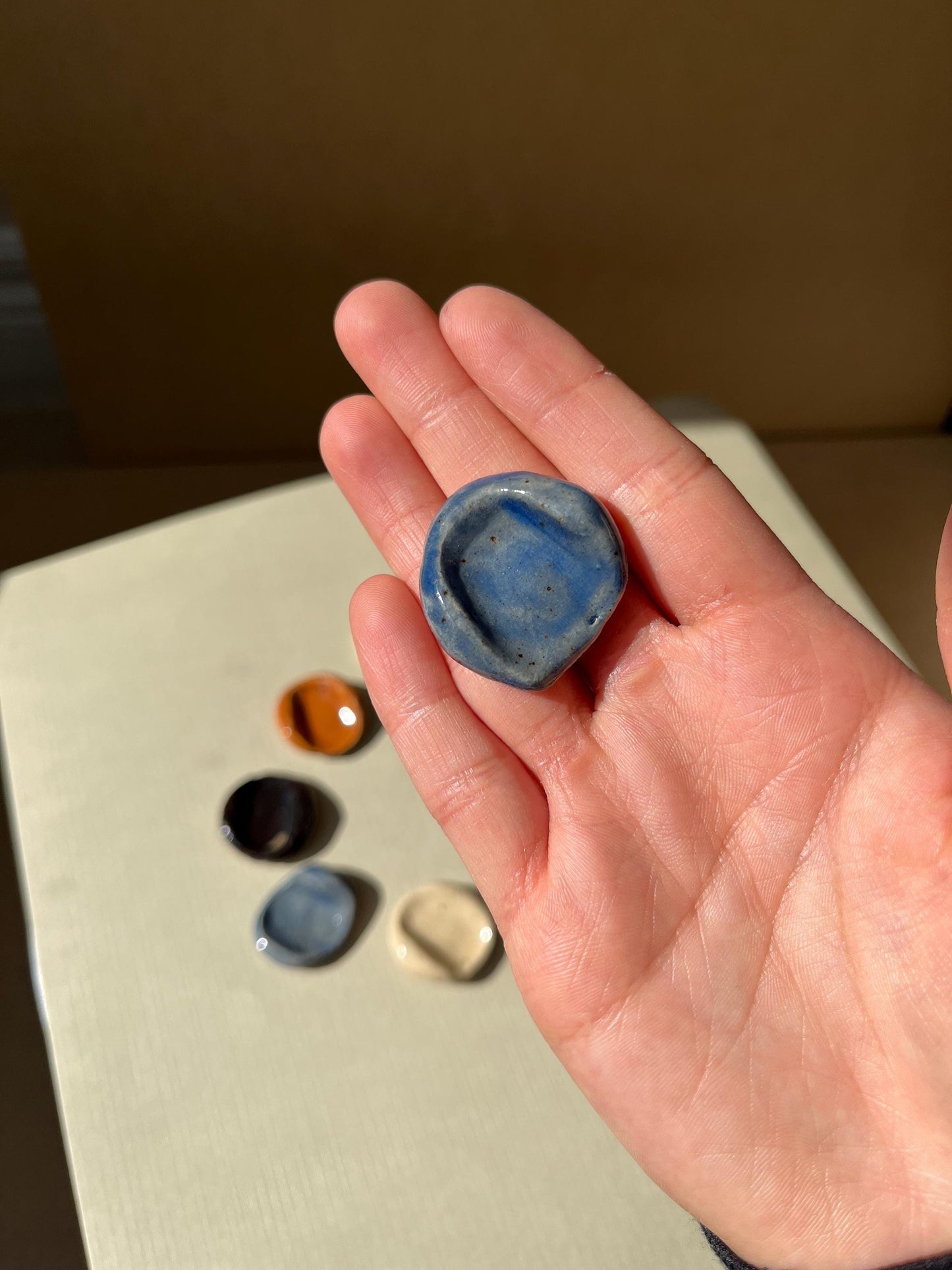 Handmade Ceramic Worry Stones