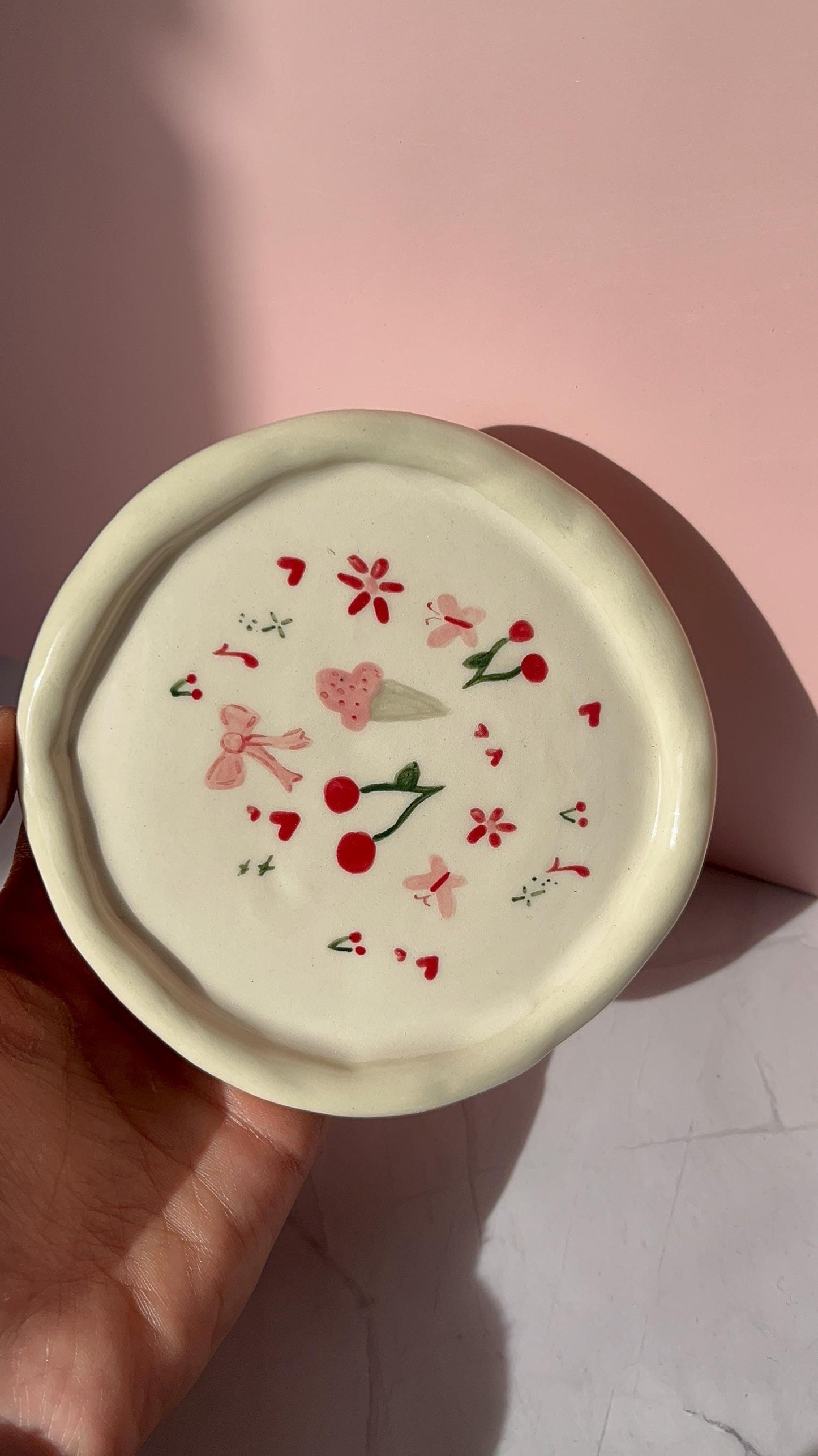 Girly Things Handmade Ceramic Trinket Dish