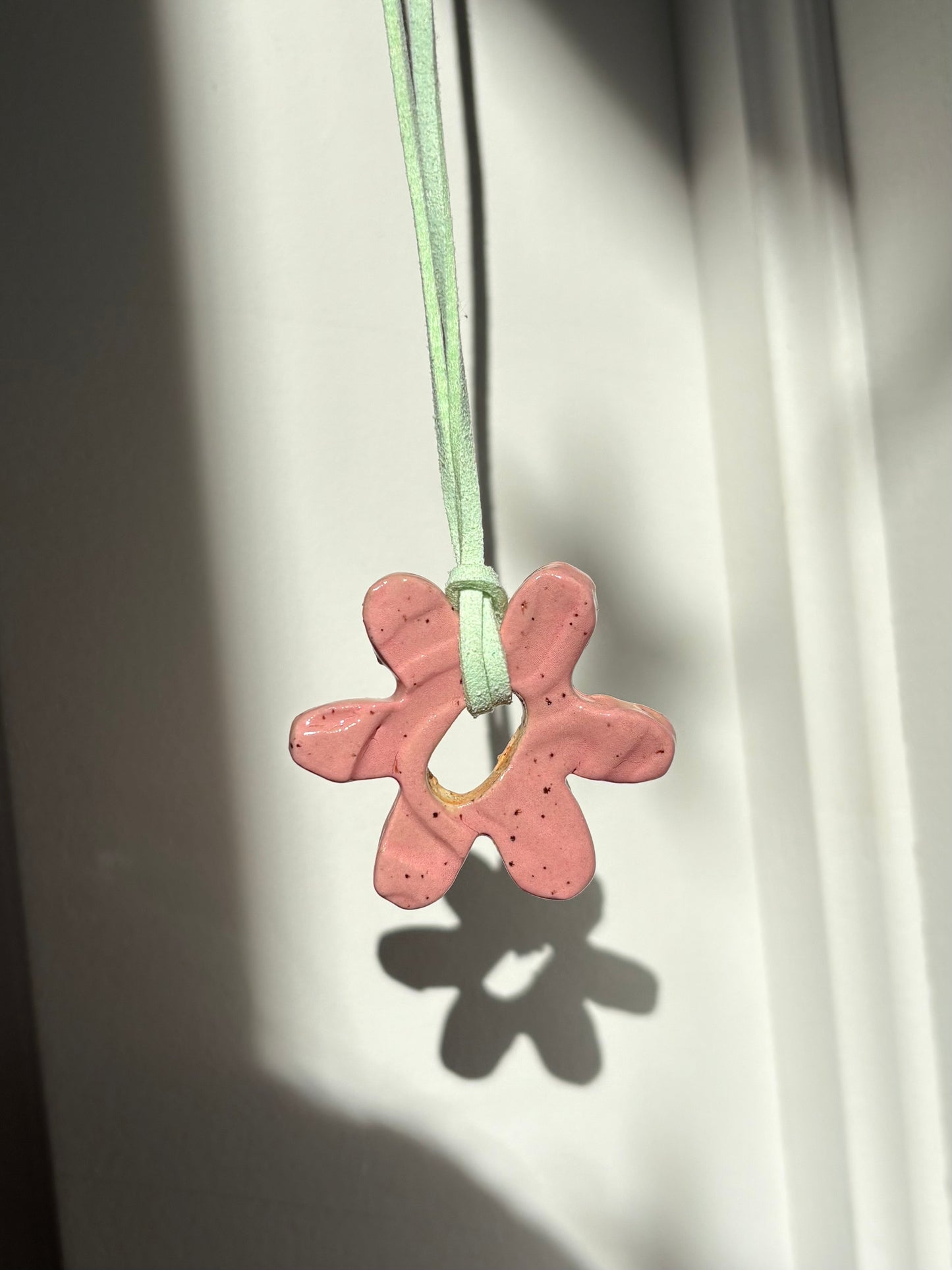 Baby Pink Flower Necklace