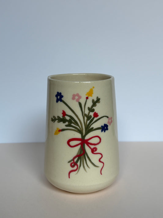 Flower Bouquet Tumbler Cup