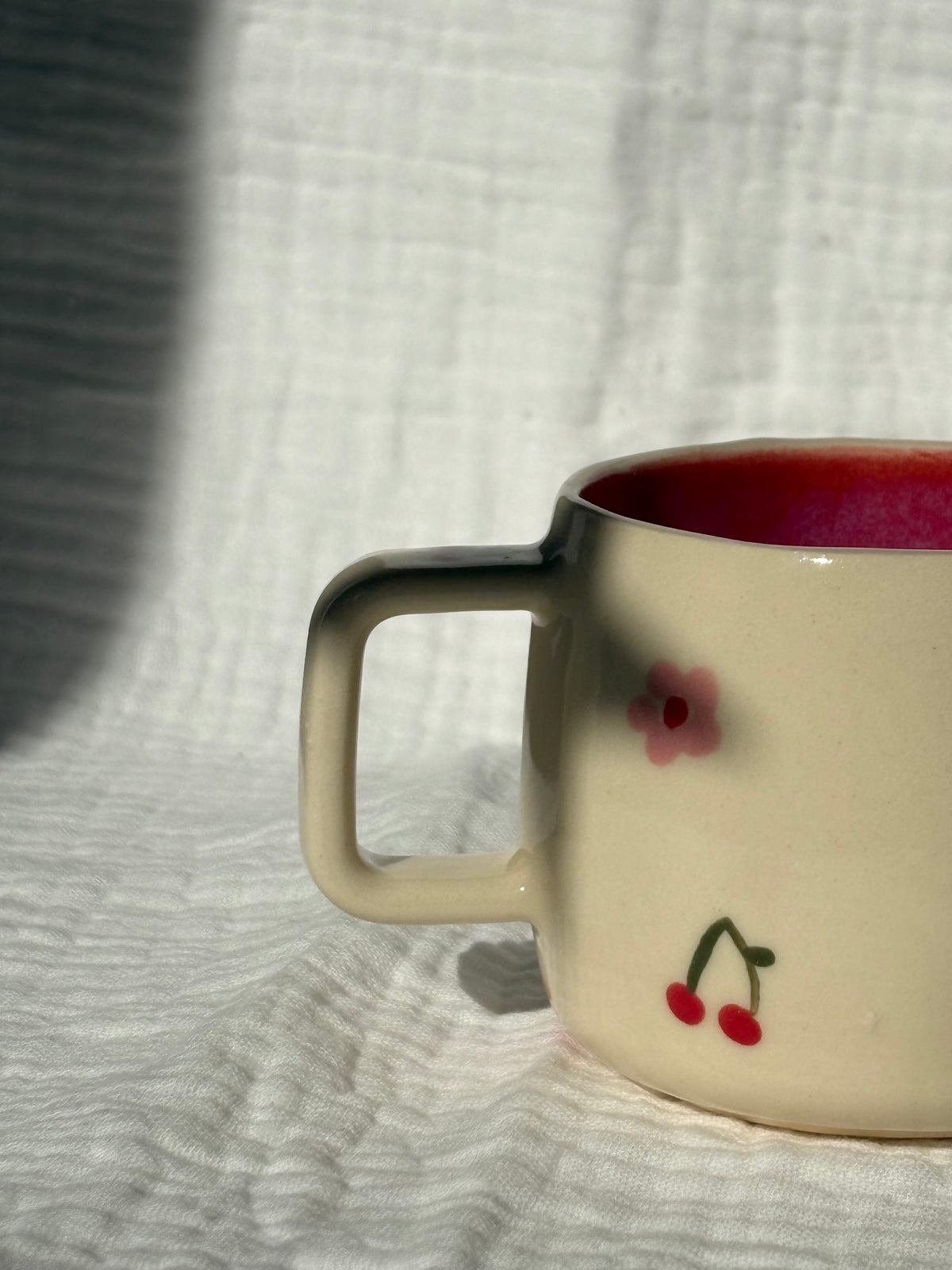 Dainty Cherry & Flowers Espresso Cup
