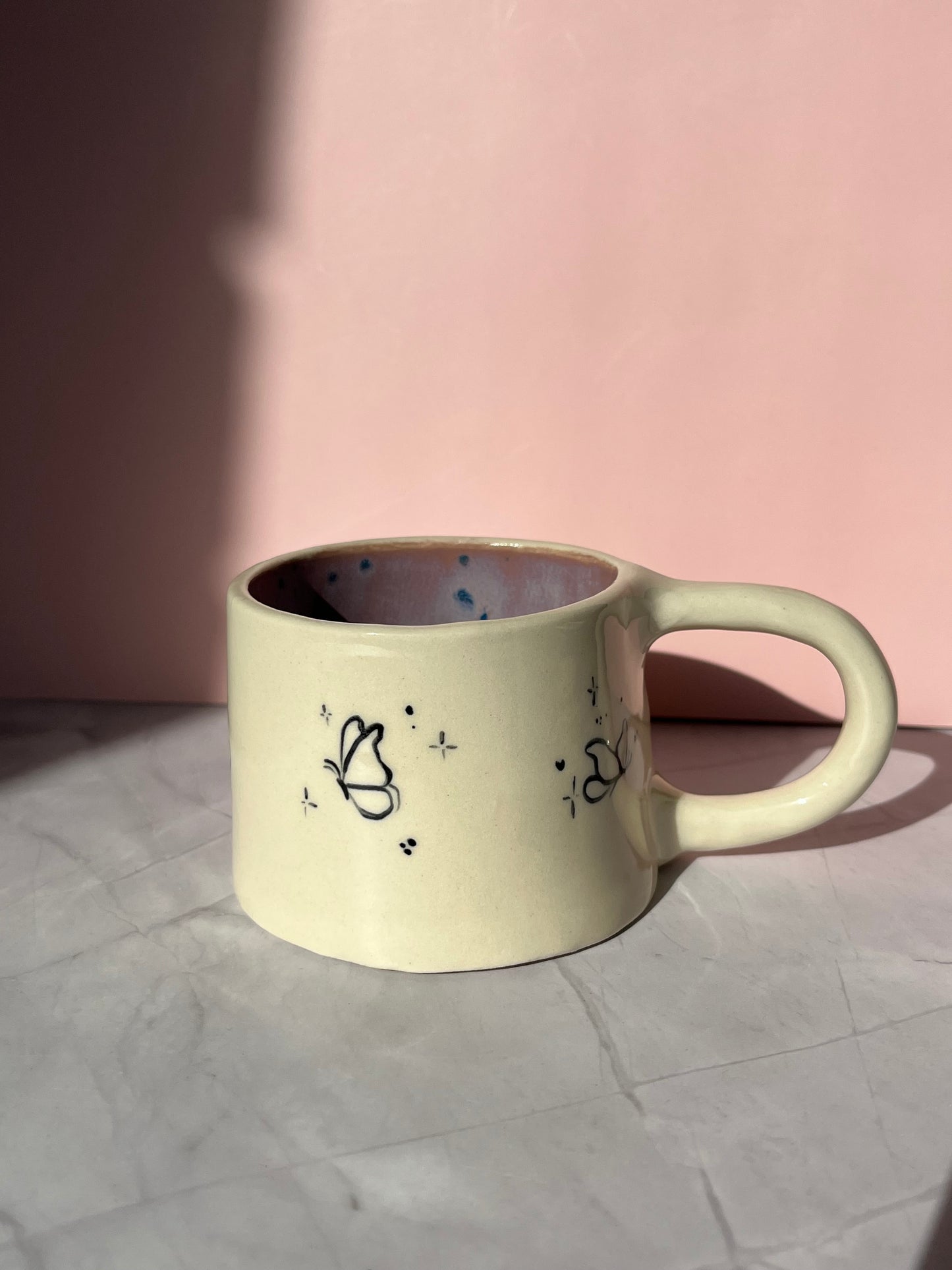 Butterfly Handmade Ceramic Mug
