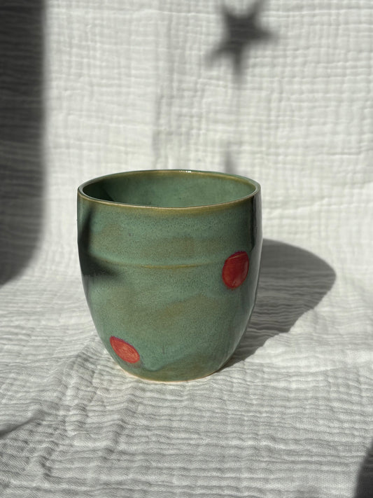 Dew Green & Pink Tumbler cup