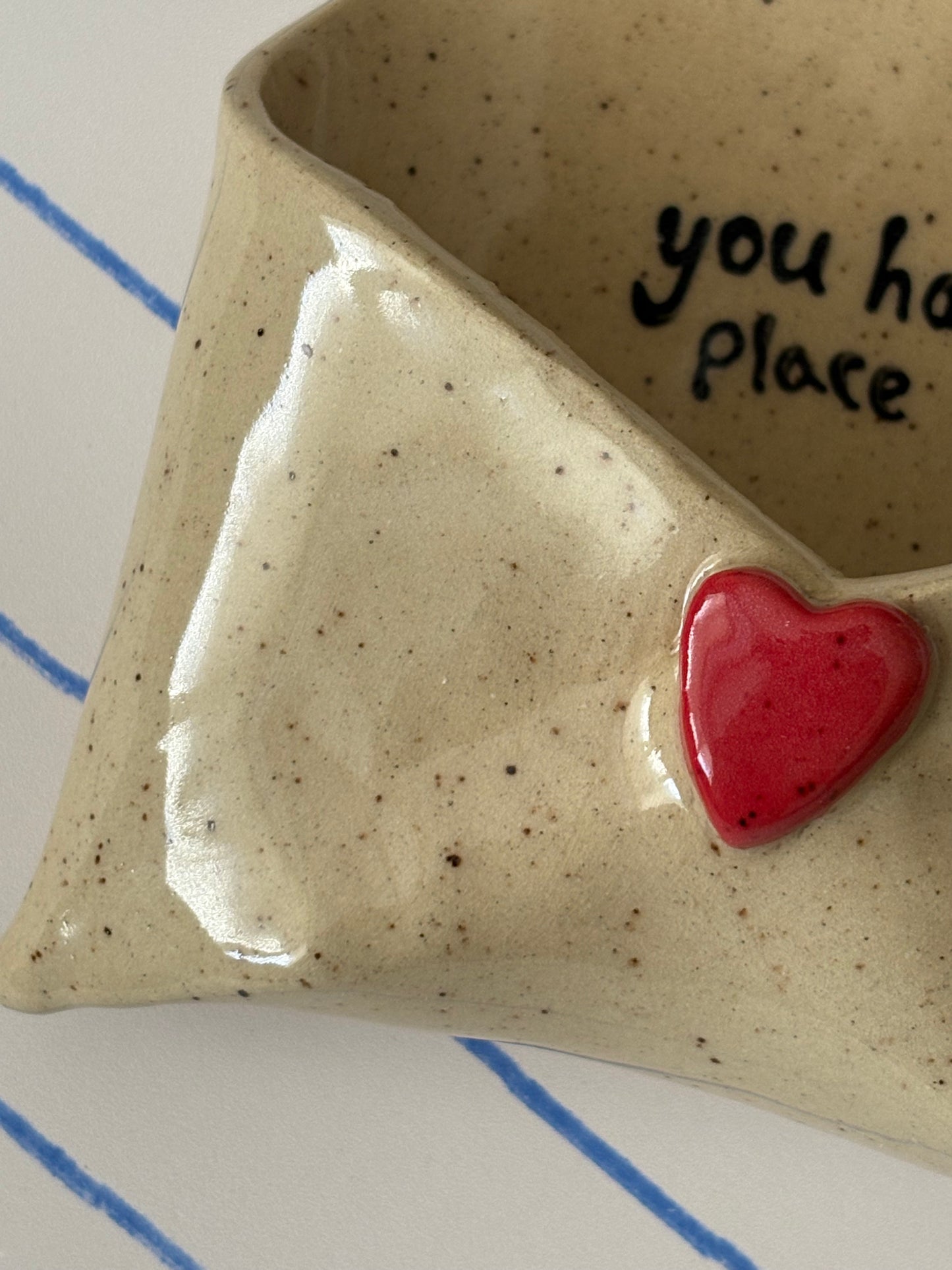 You Have A Place Here Ceramic Wall Envelope