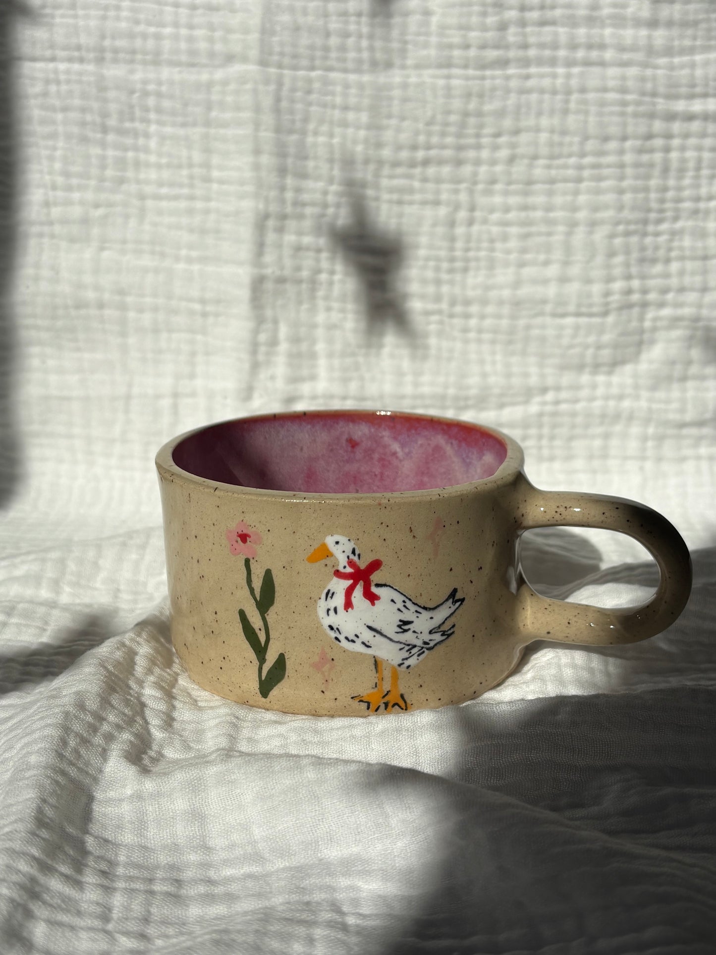 Goose & Flower Mug
