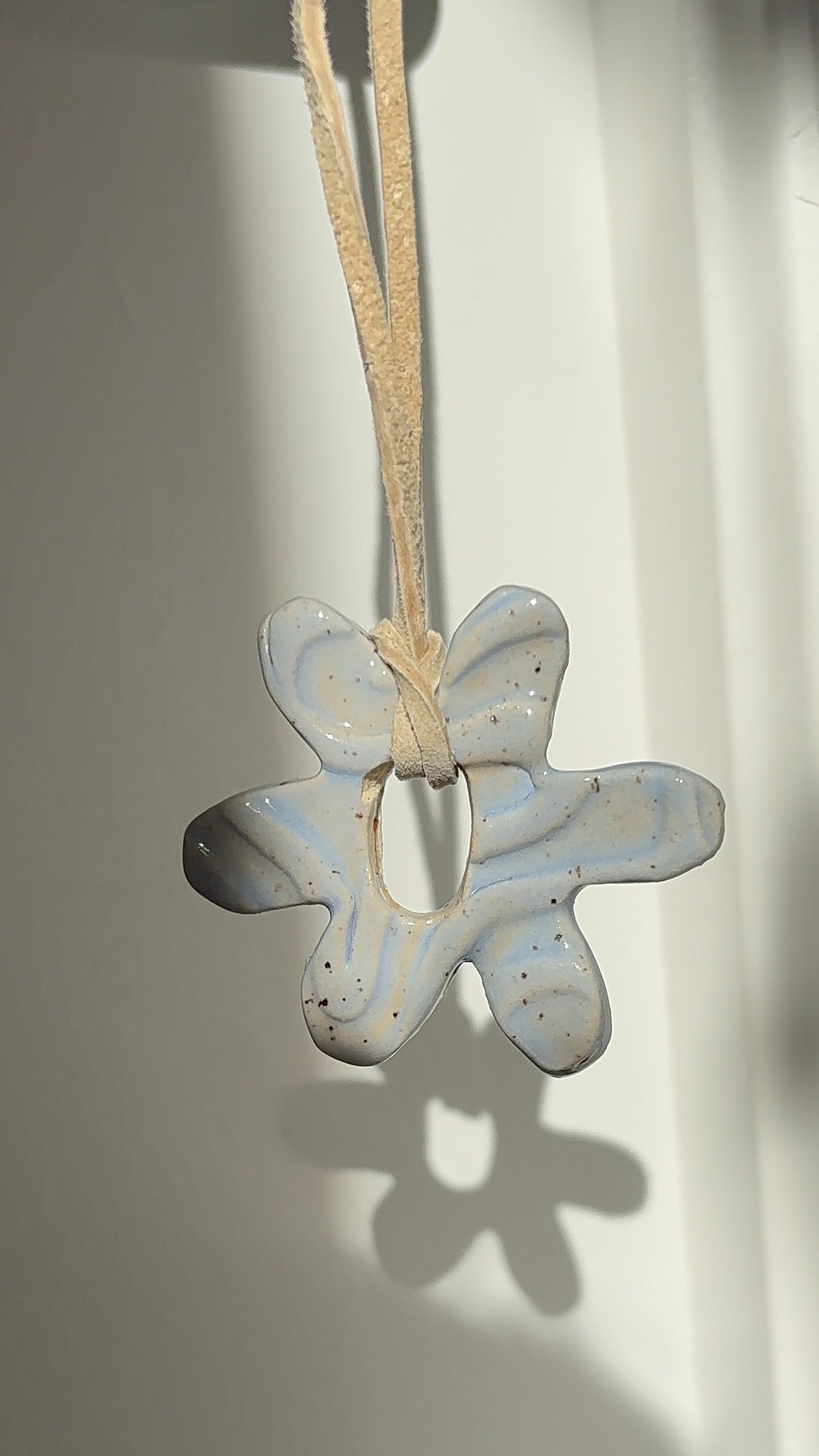 Baby Blue Flower Necklace
