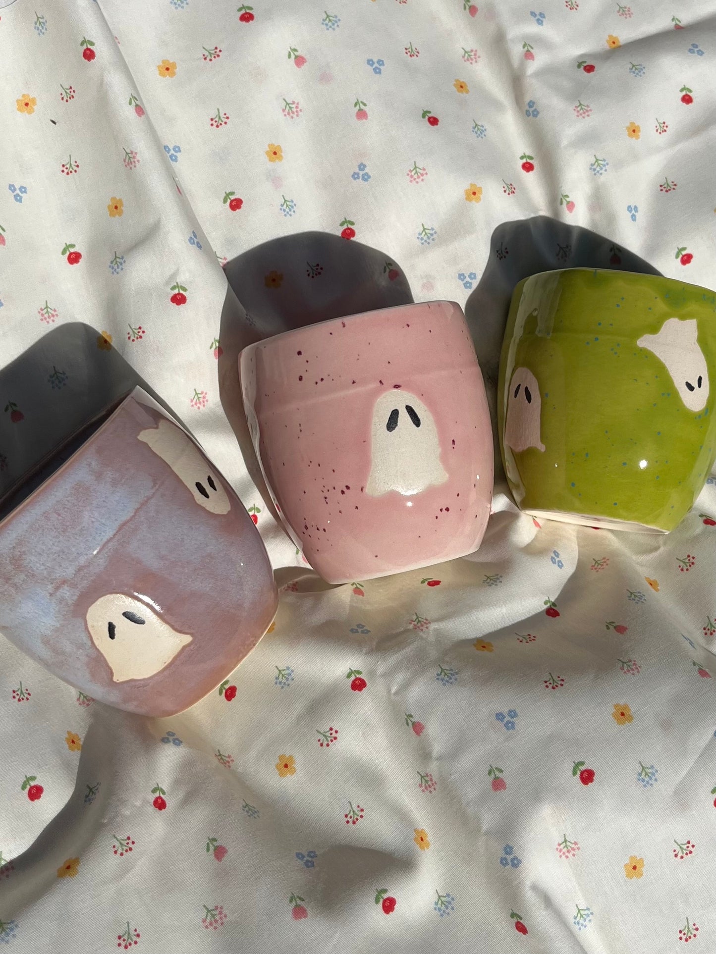 Green Speckle Ghost Tumbler