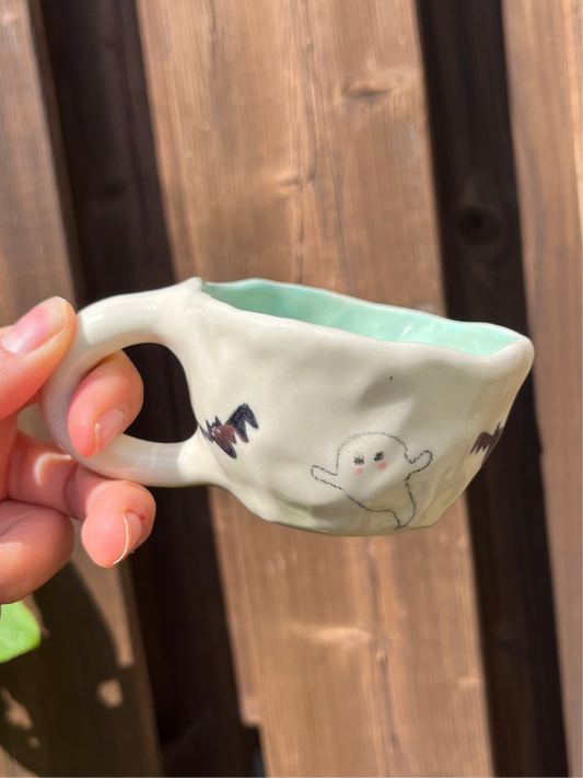 Bats & Ghosts Espresso Cup