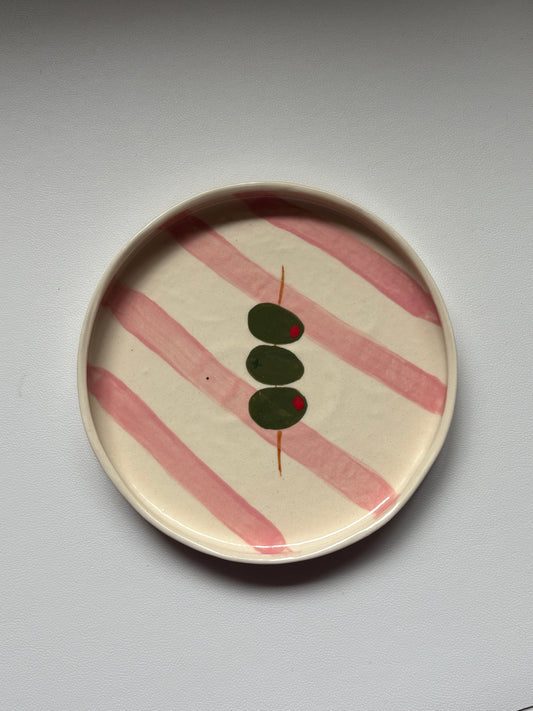 Olives & Stripes Plate