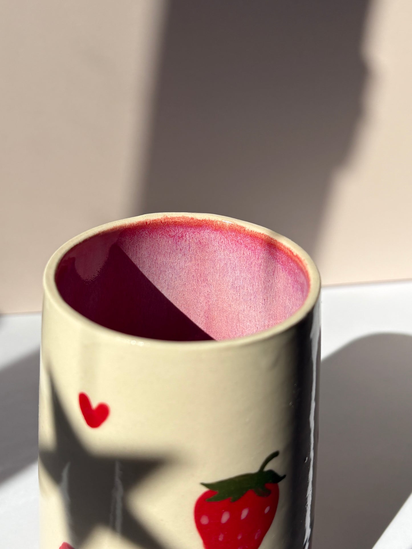 Strawberry Tumbler Cup