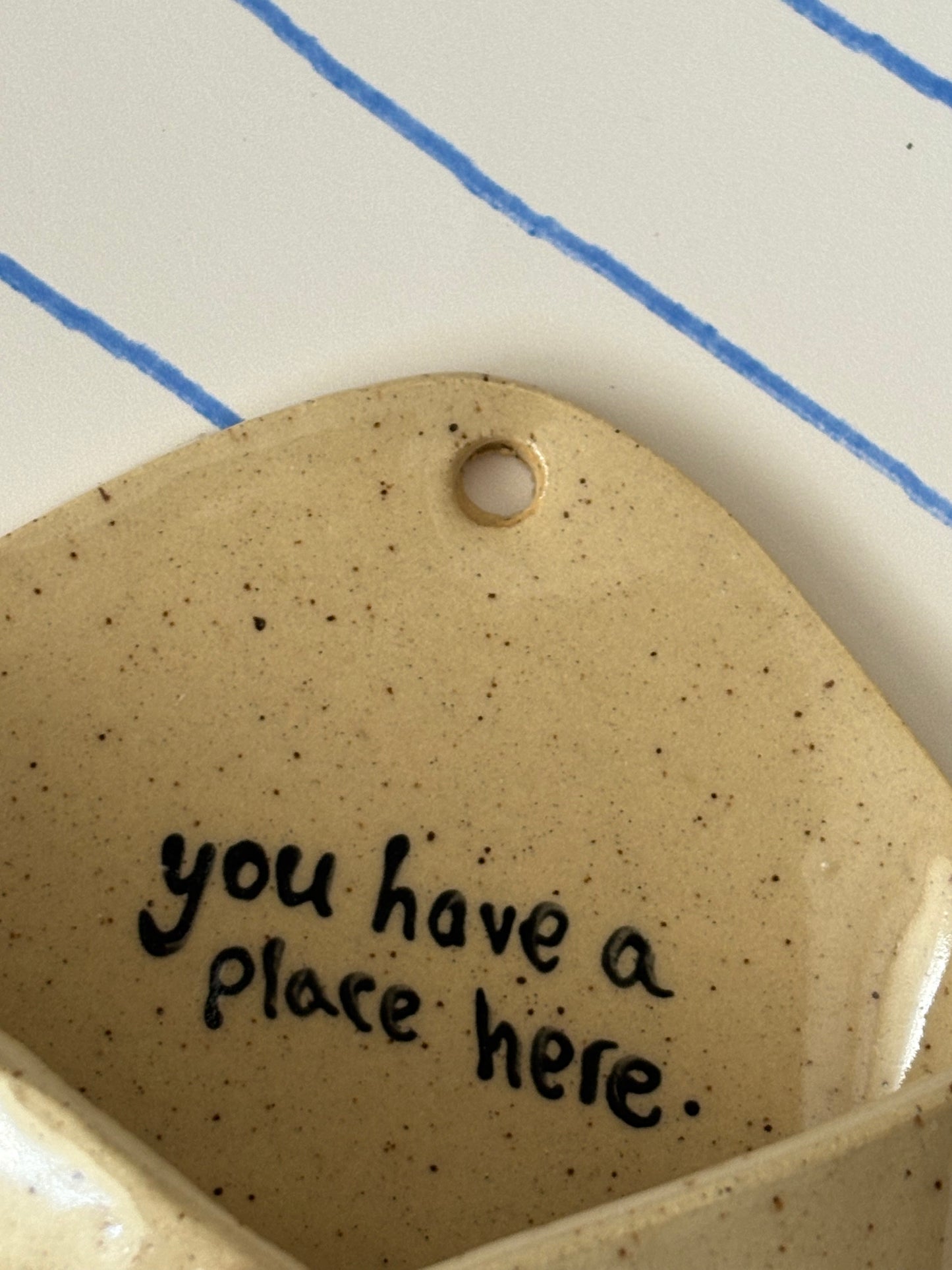 You Have A Place Here Ceramic Wall Envelope