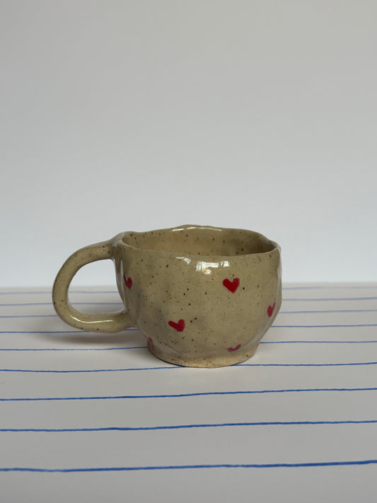 Hearts Espresso Mug