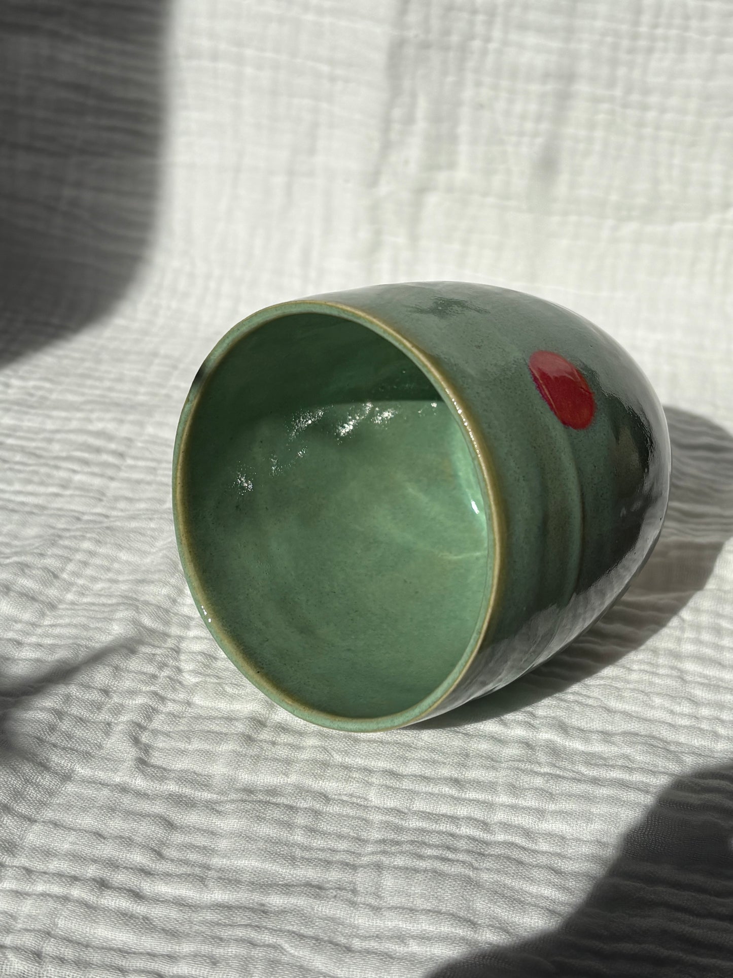 Dew Green & Pink Tumbler cup