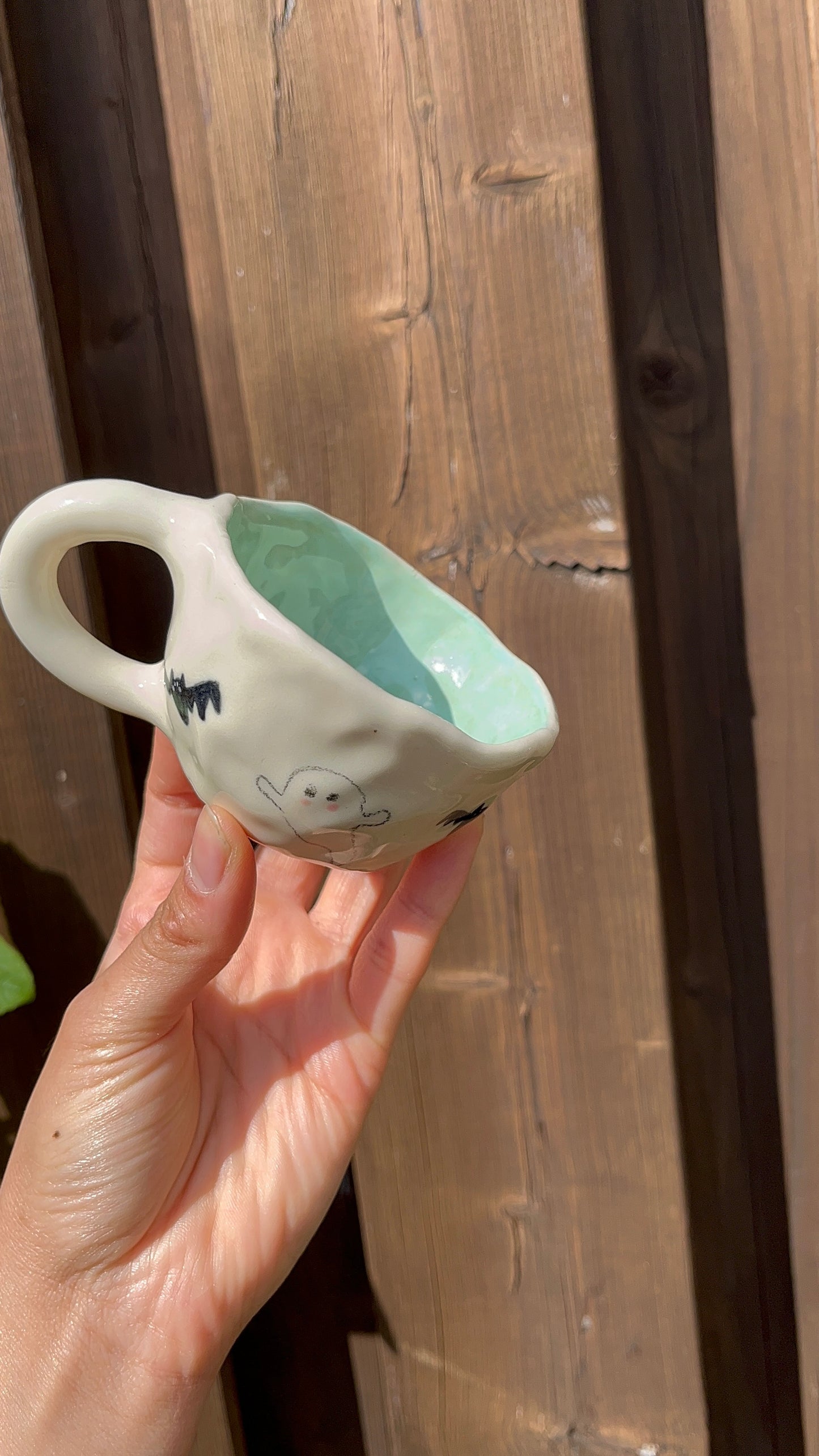 Bats & Ghosts Espresso Cup