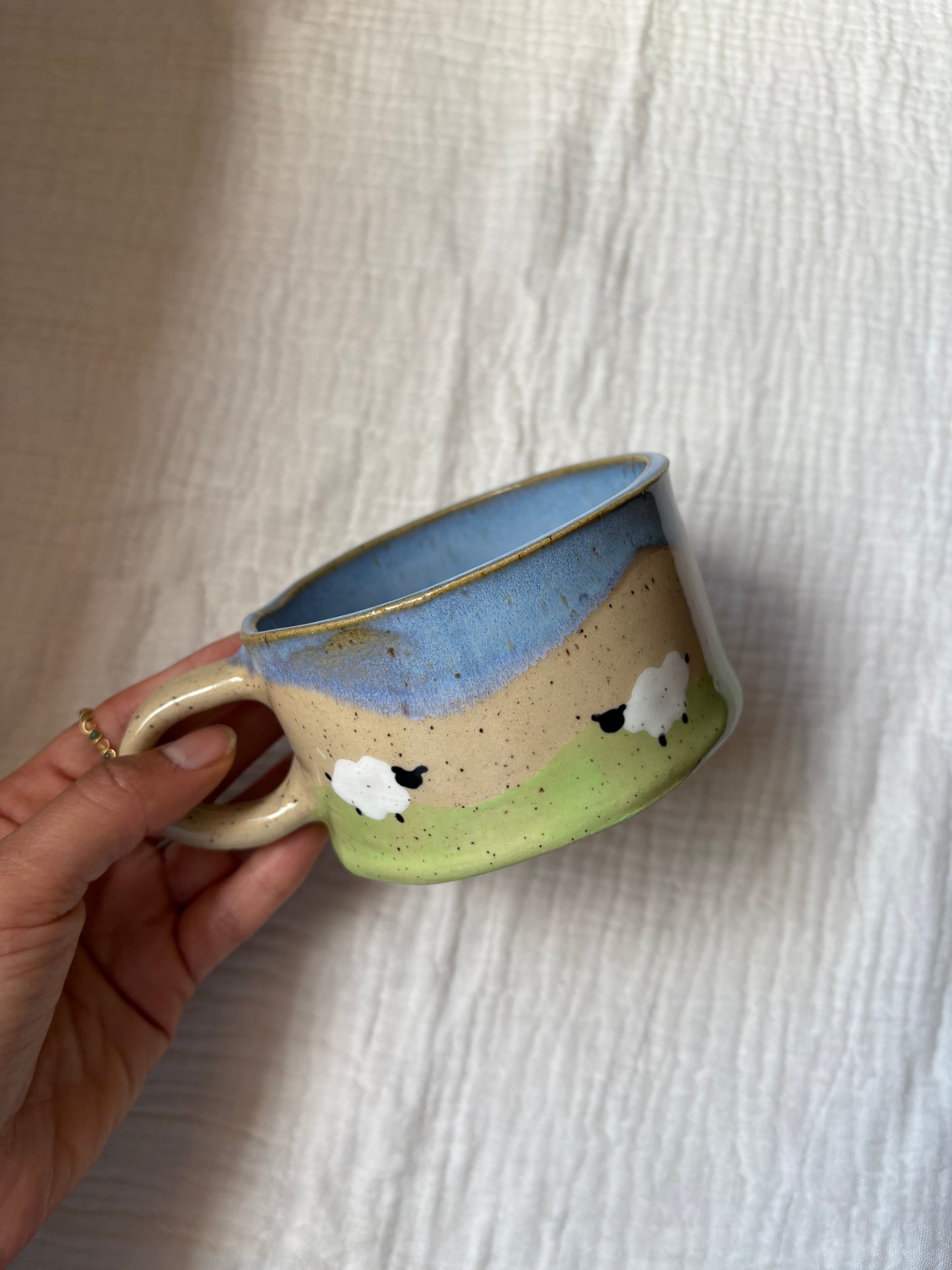 Sheep Landscape Mug