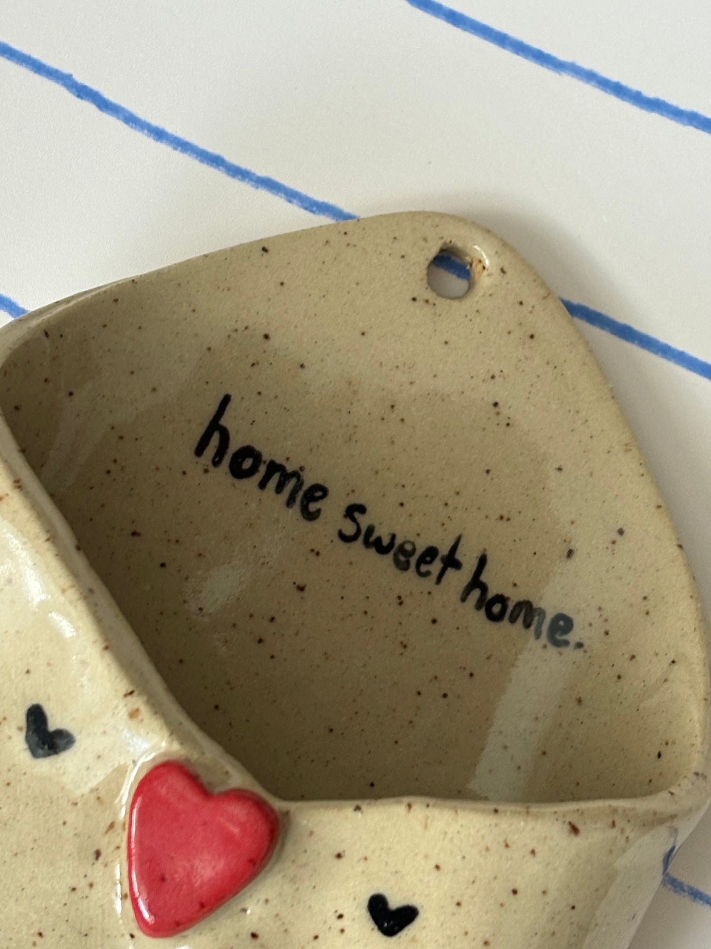 Home Sweet Home Ceramic Wall Envelope