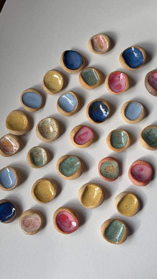 Handmade Ceramic Worry Stones
