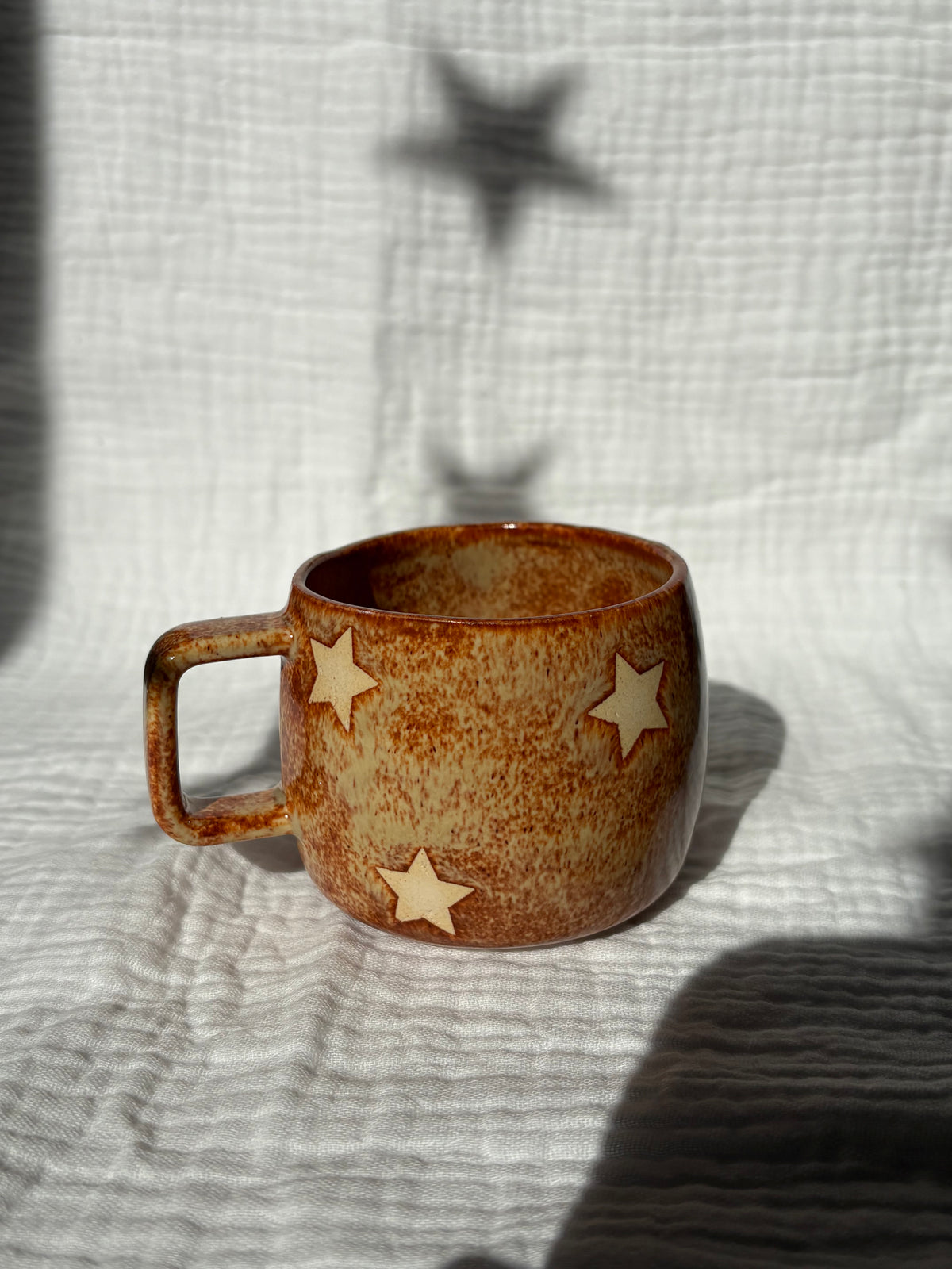 Caramel Syrup Stars Espresso Cup