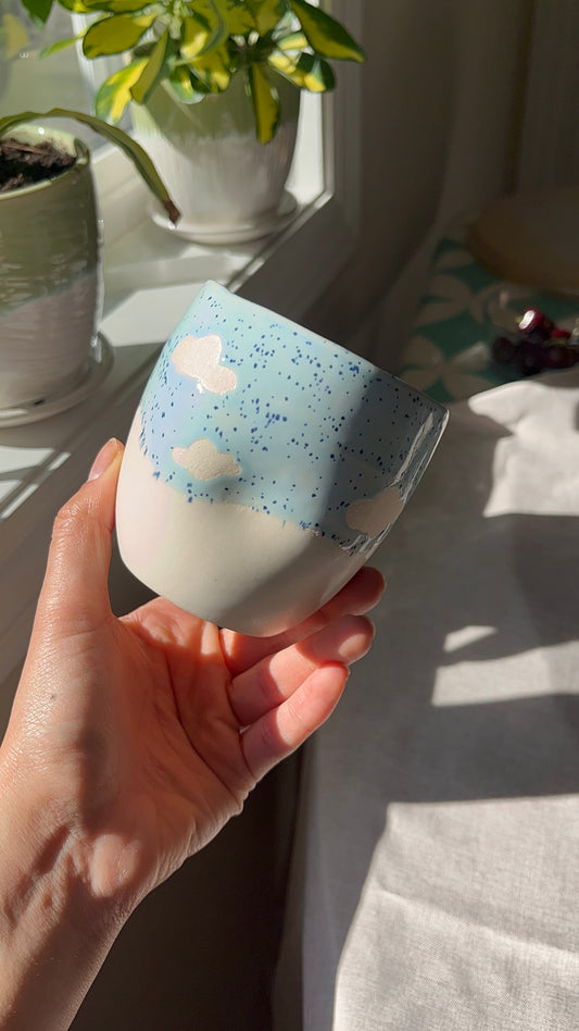 Speckled Clouds Tumbler