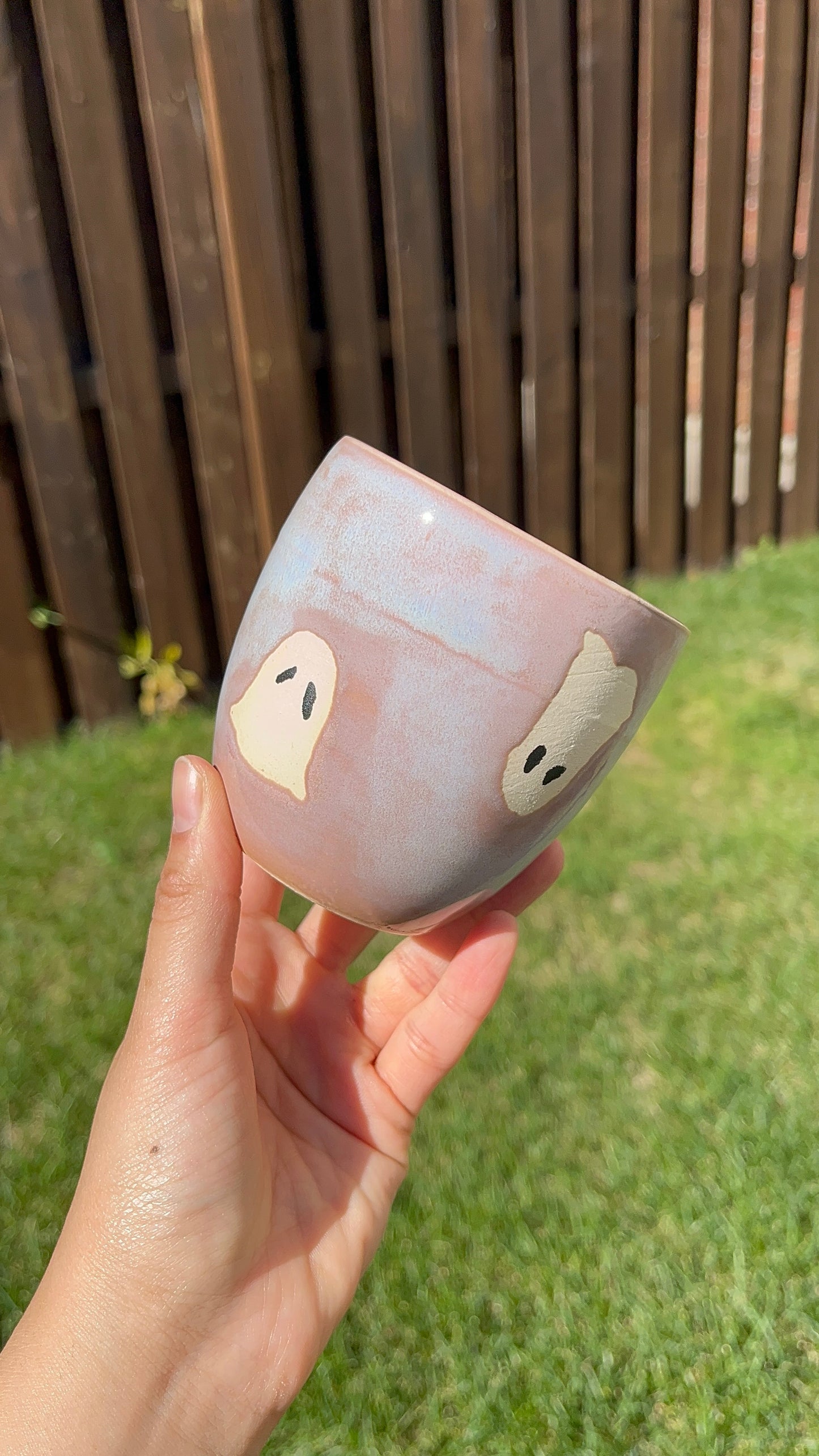 Lavender Speckle Ghost Tumbler