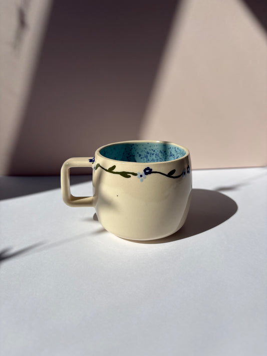 Floral Vine Espresso Cup