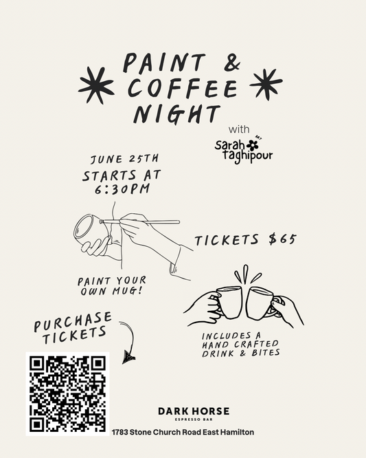 Paint & Coffee Night at Dark Horse Espresso Bar