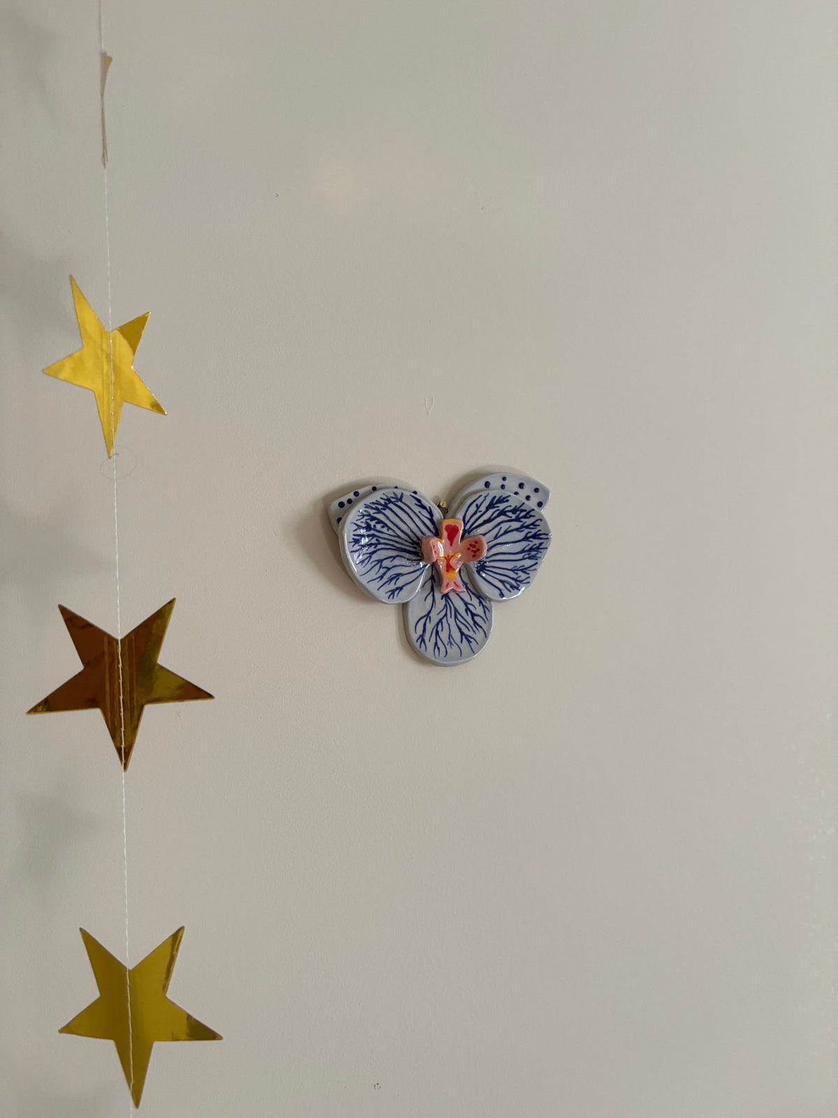 Wall Orchid Sculpture