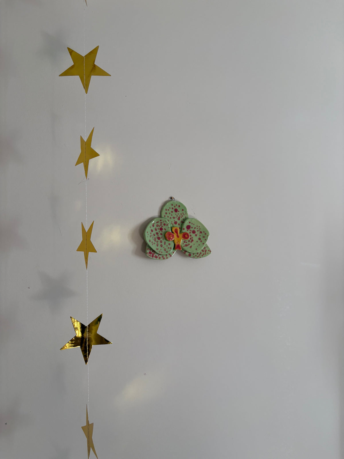 Wall Orchid Sculpture