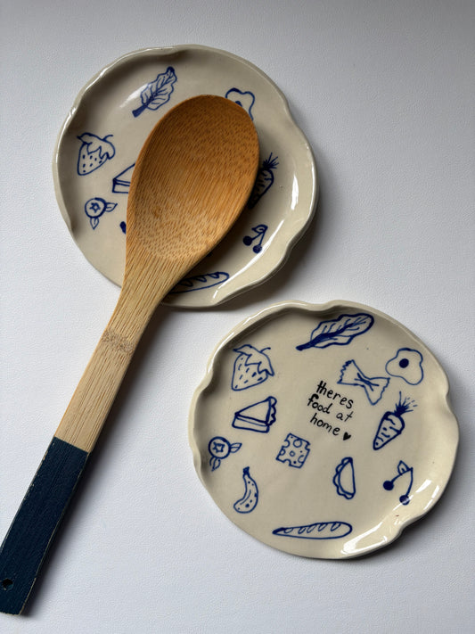 “Theres Food at Home” Spoon Rest