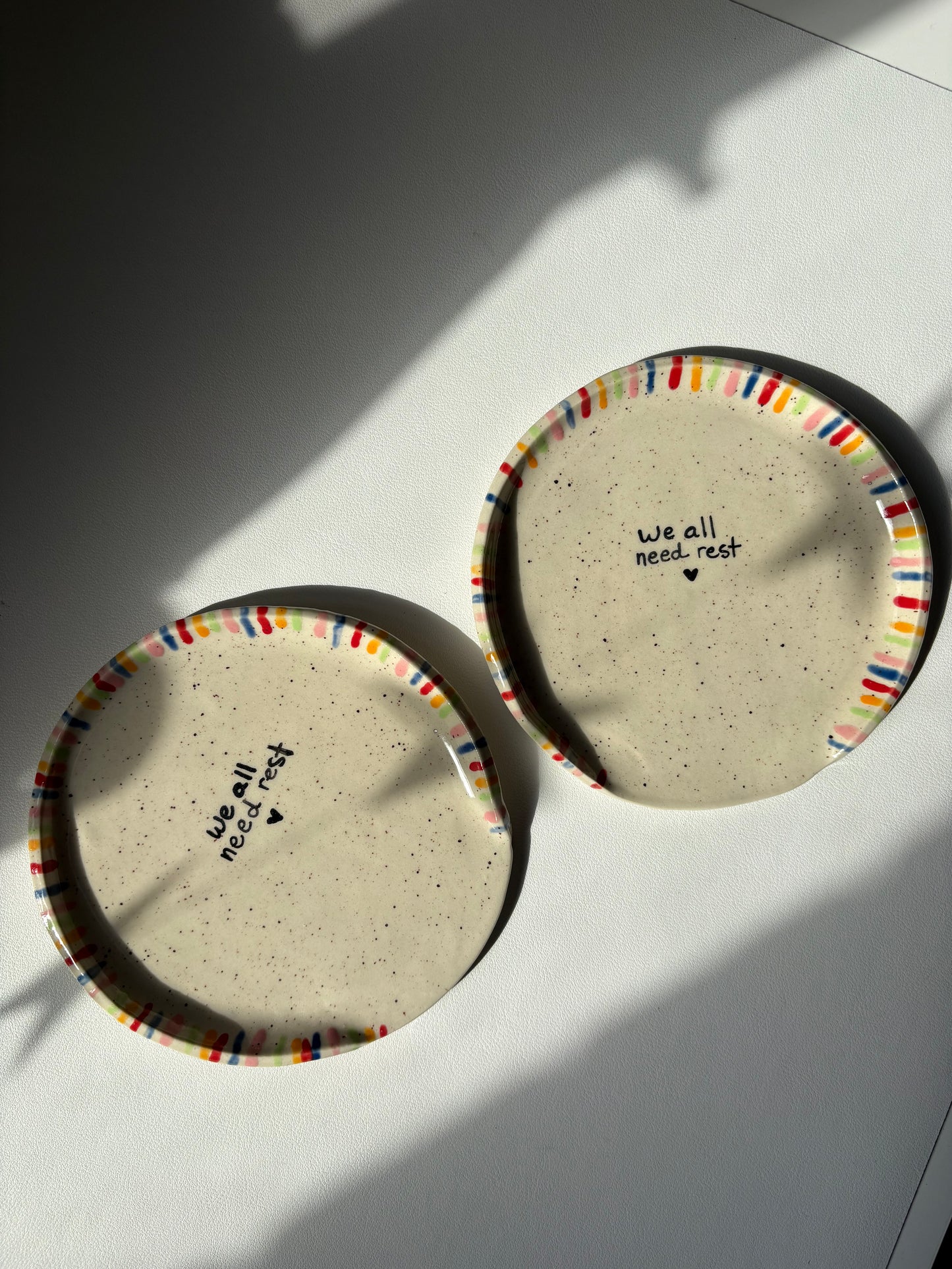 “We All Need Rest” Stripes Spoon Rest