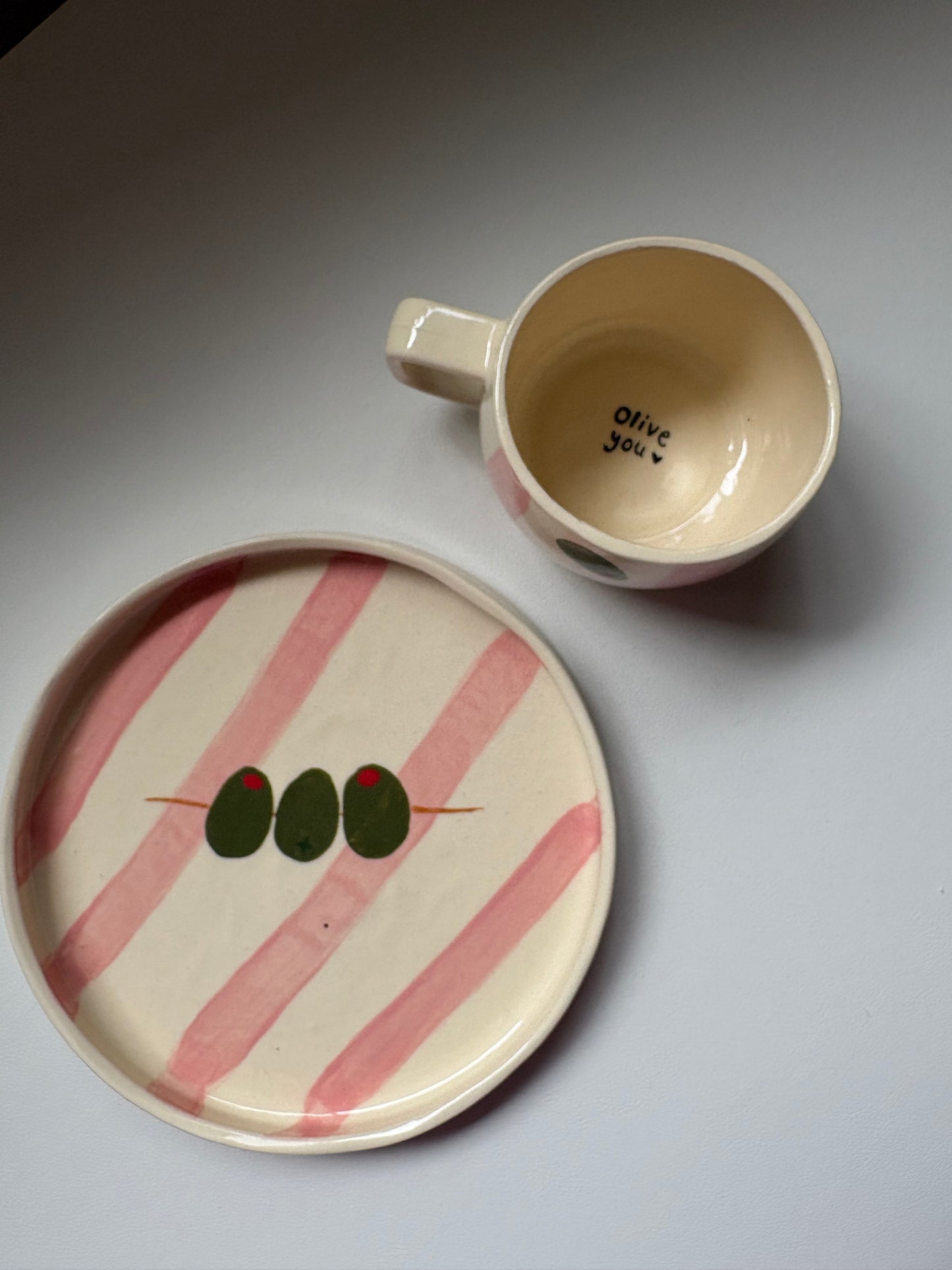 Olives & Stripes Plate